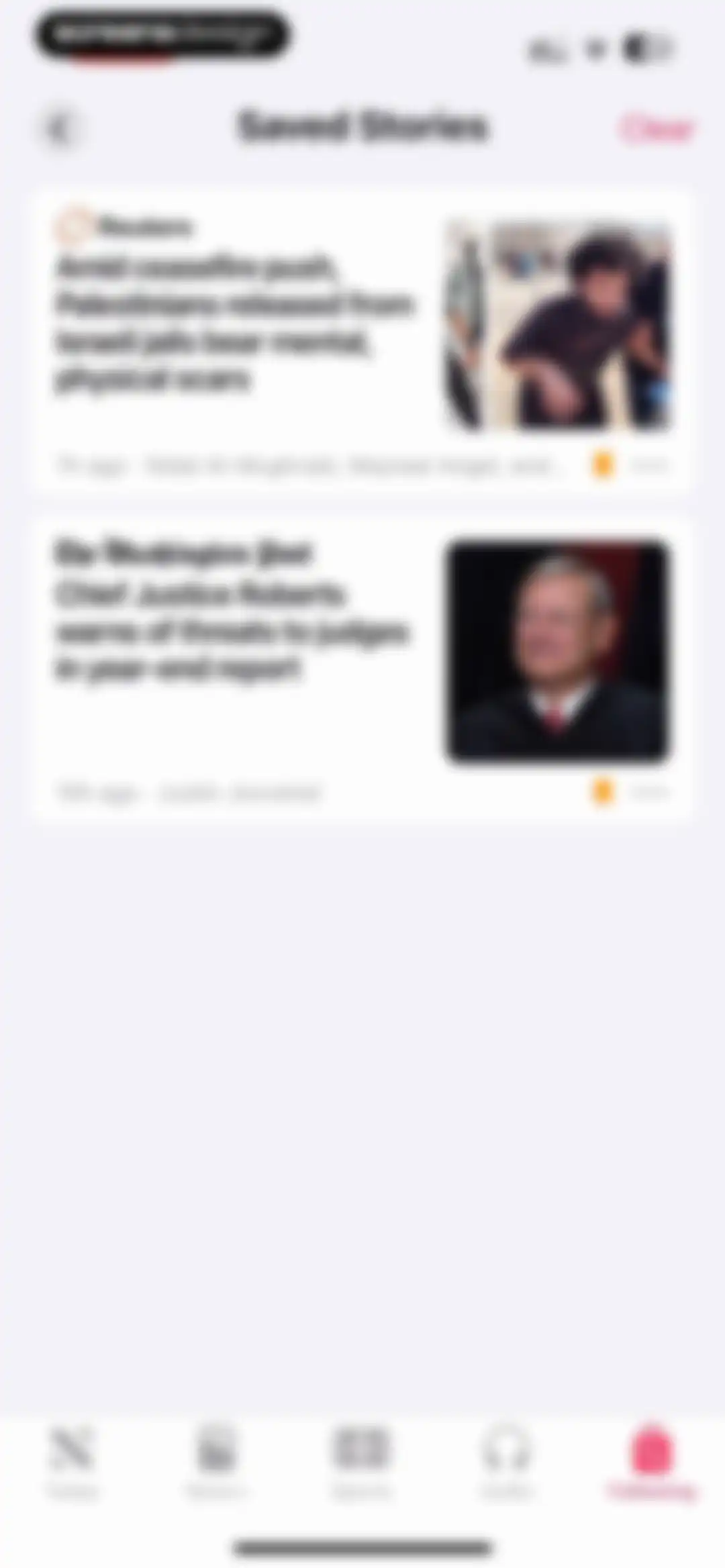 Apple News screen 134