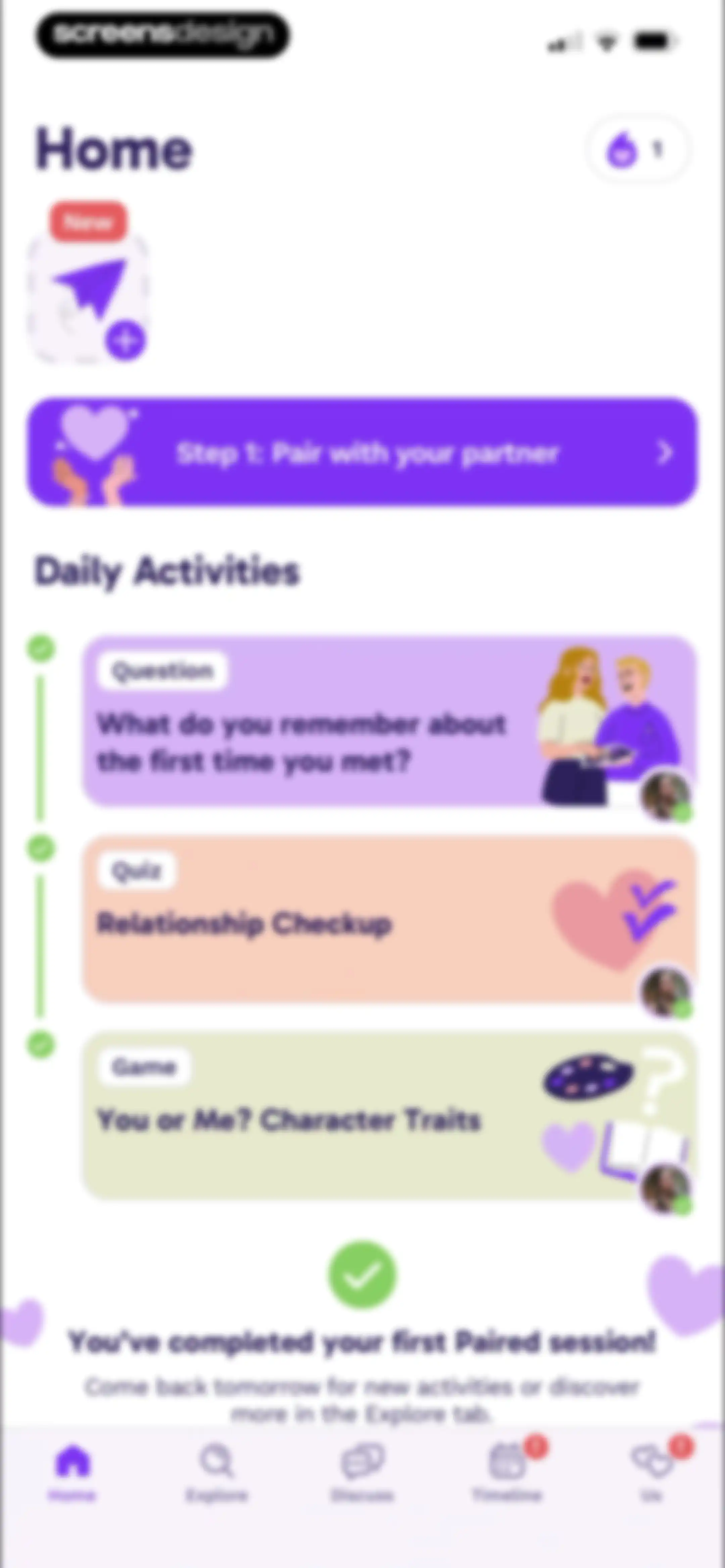 Paired: Couples & Relationship screen 77