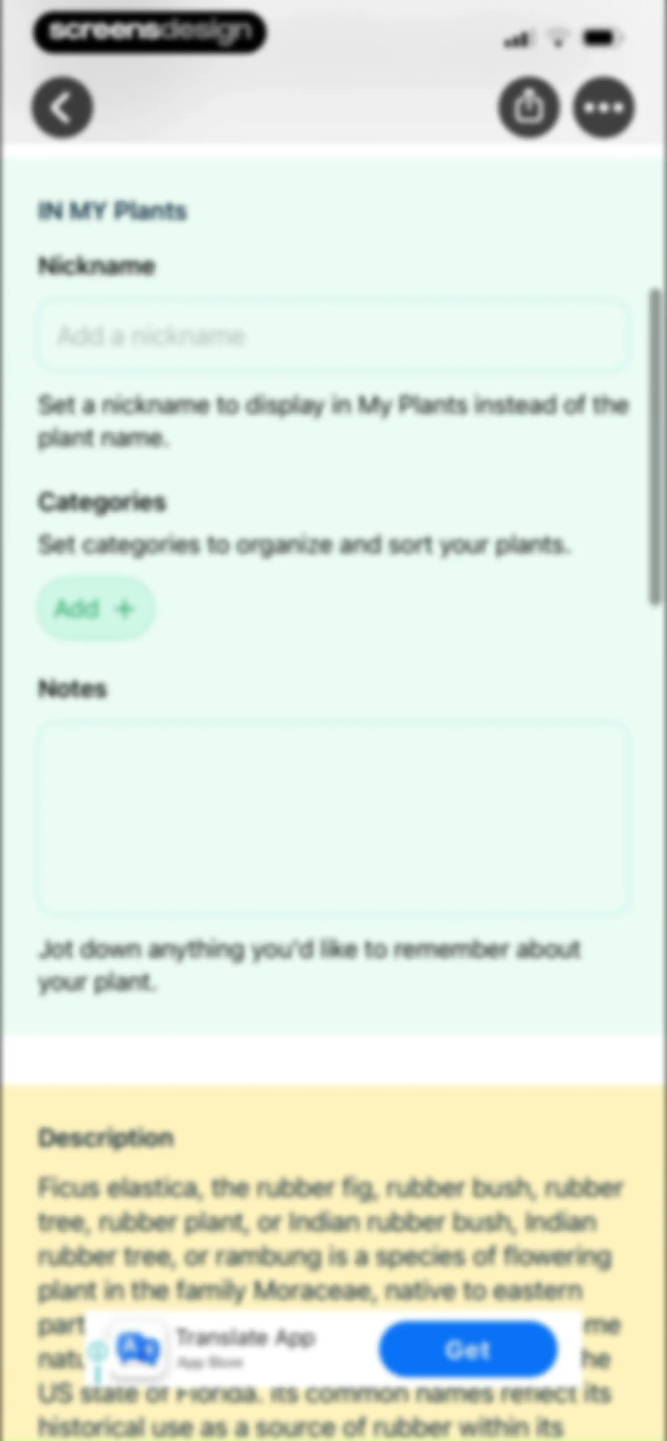Free Plant Identifier screen 41