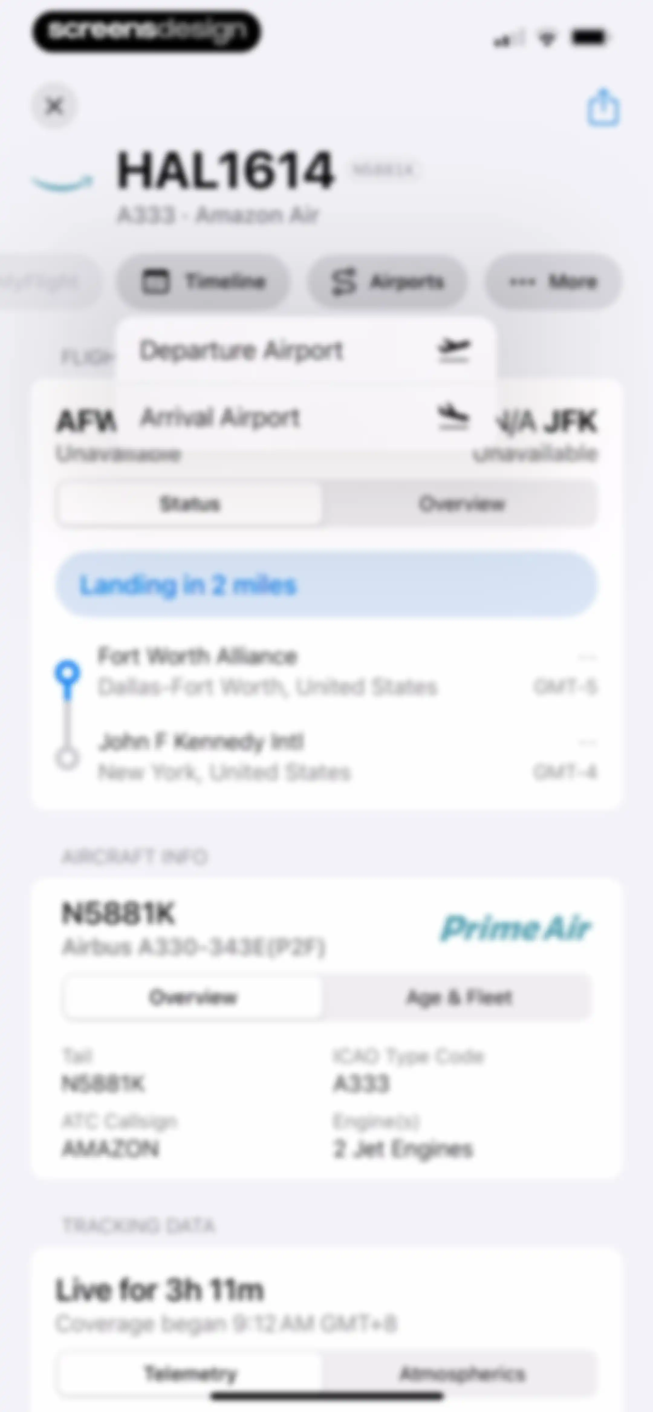 Plane Finder ⁃ Flight Tracker screen 44