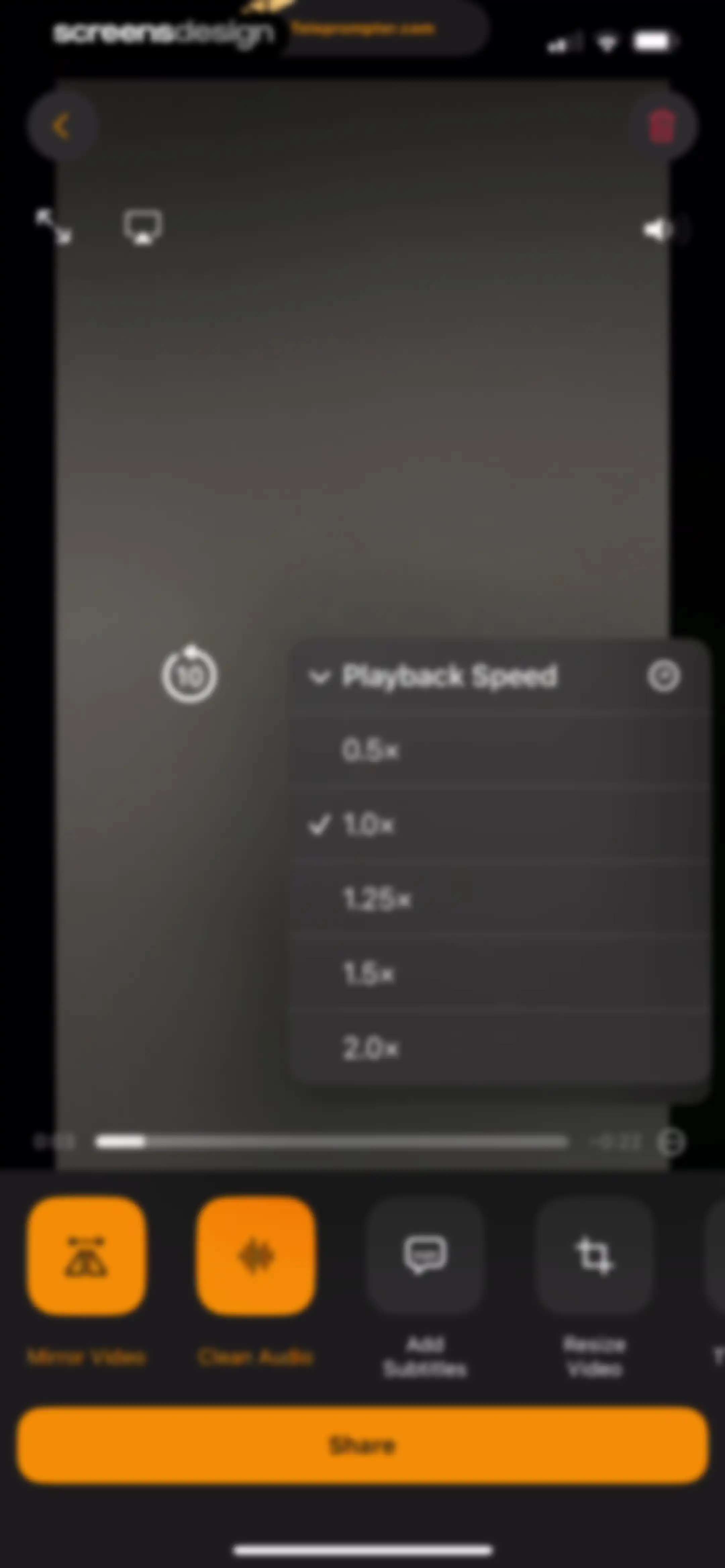 Teleprompter.com screen 45