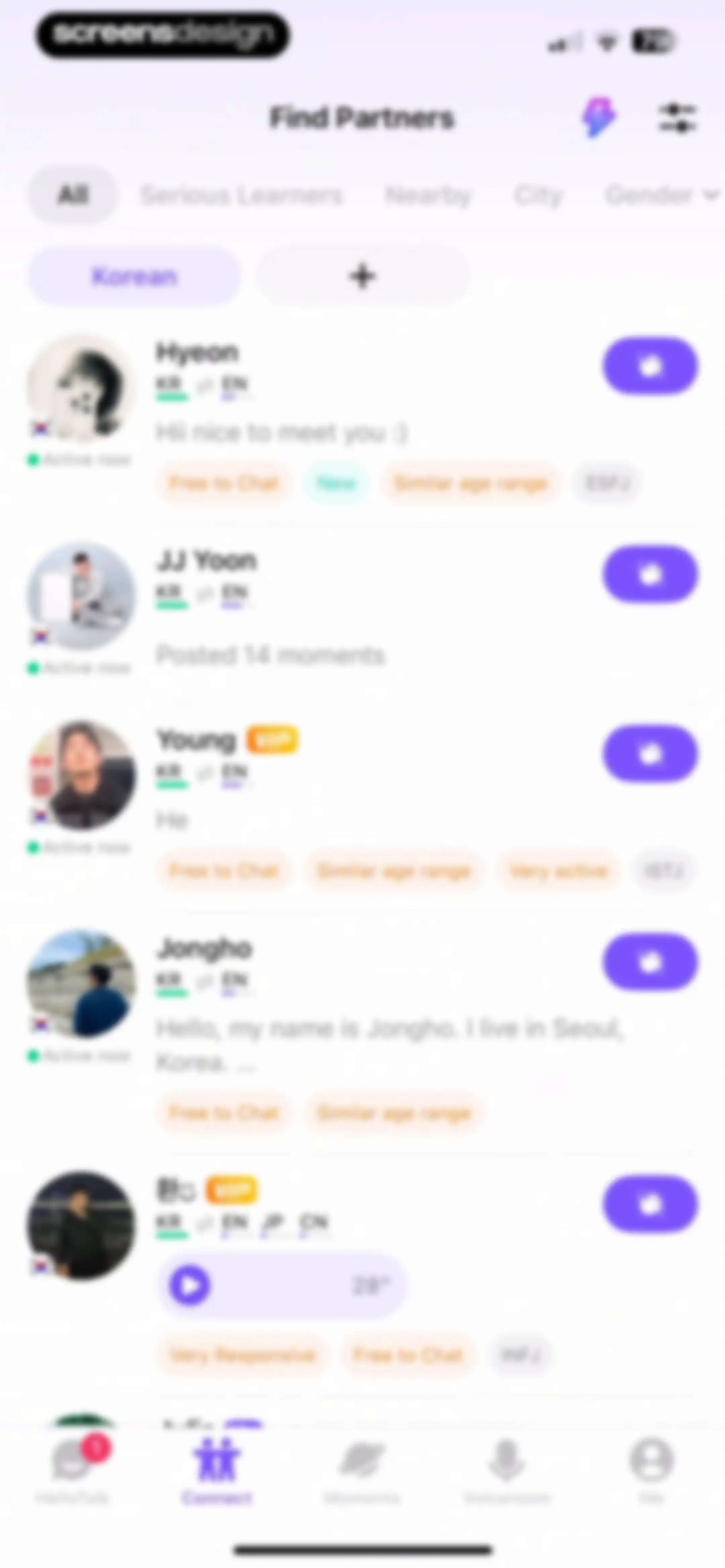 HelloTalk - Language Learning screen 19