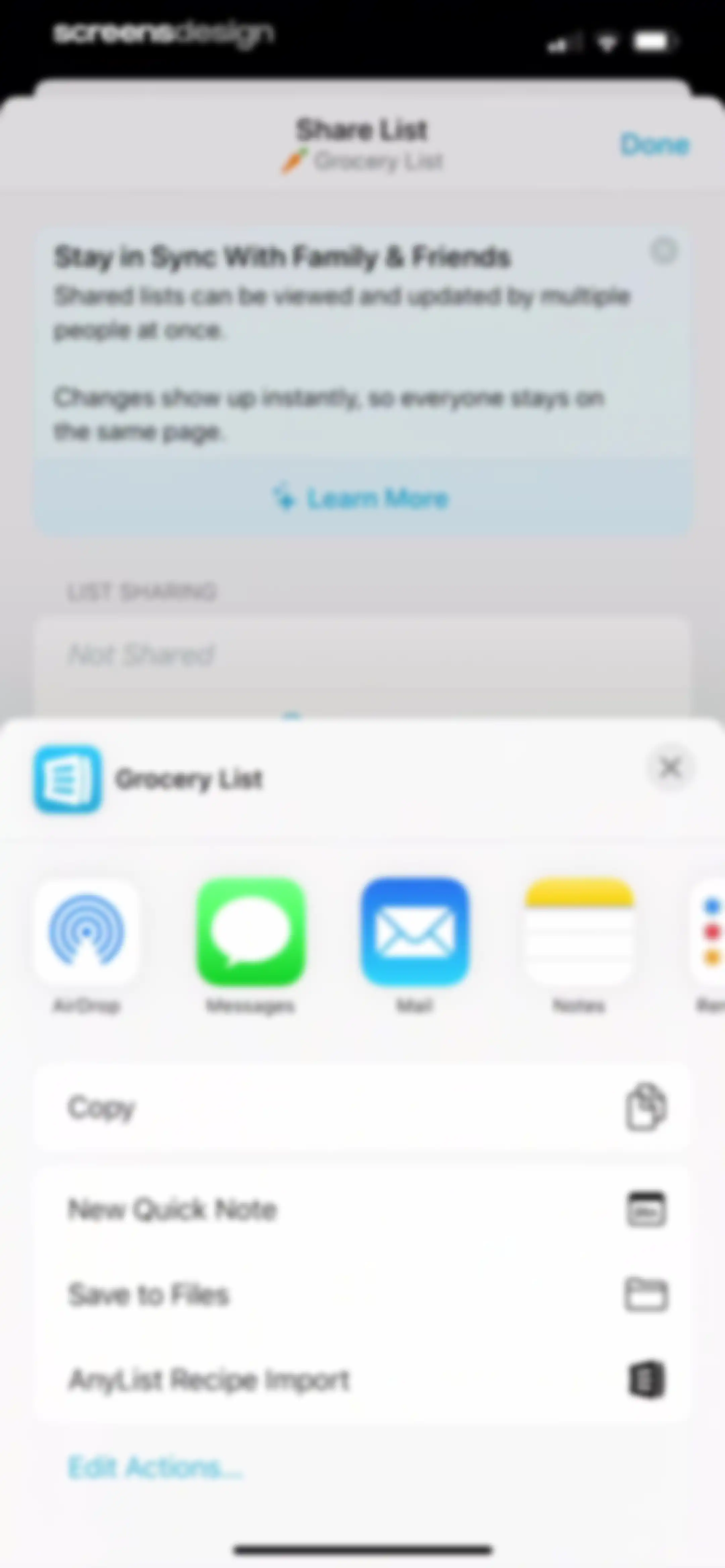 AnyList: Grocery Shopping List screen 42