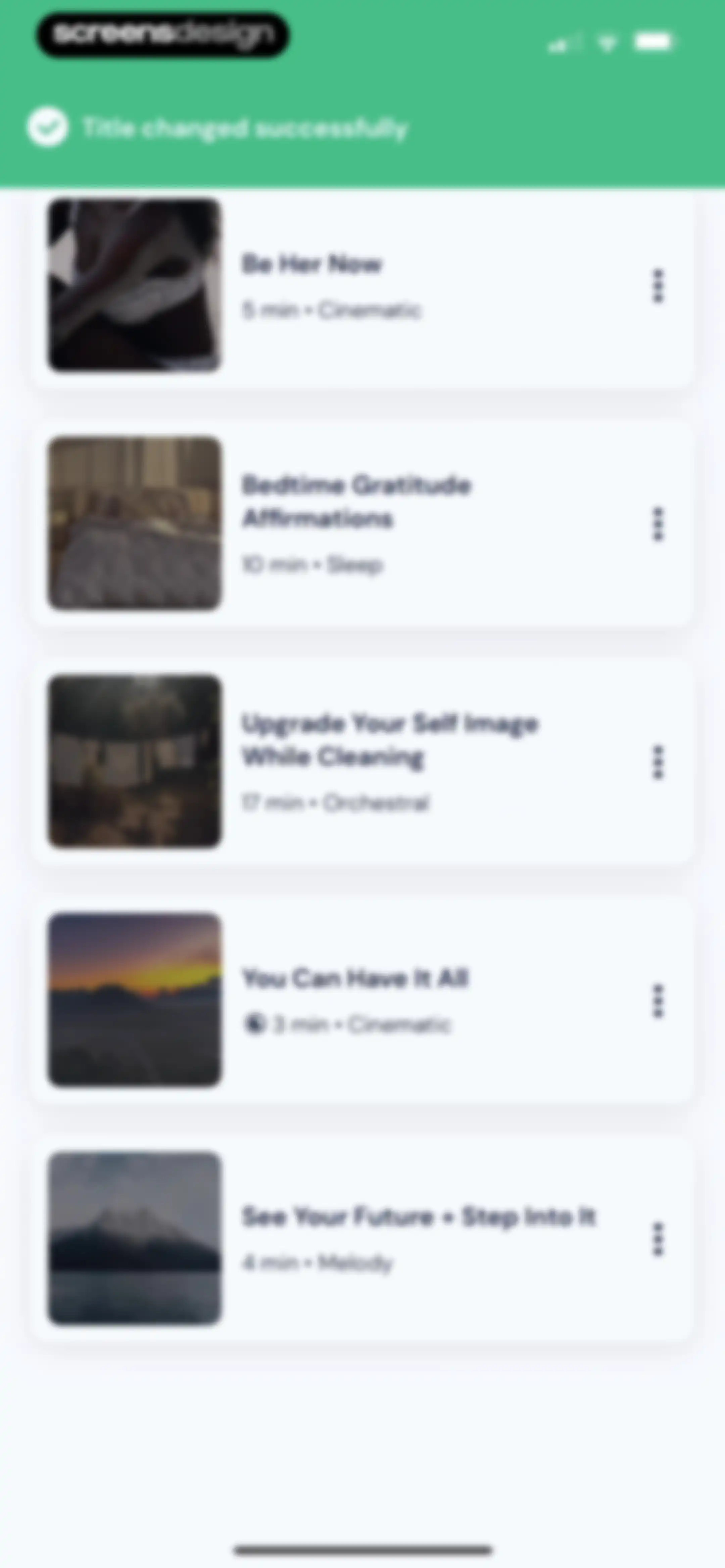 Activations: Daily Motivation screen 94