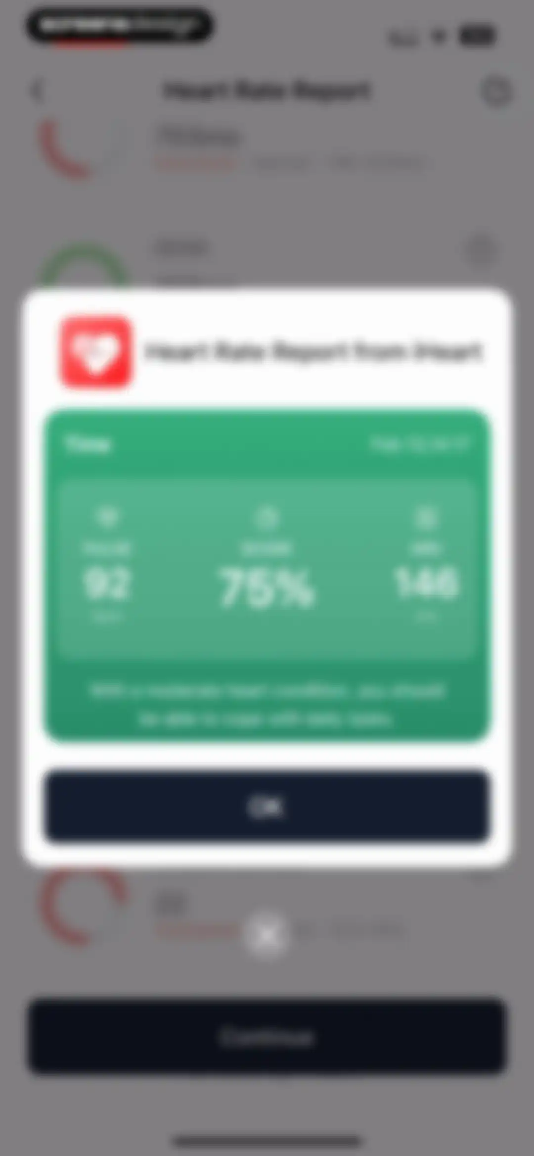 iHeart-Pulse Rate Monitor App. screen 16