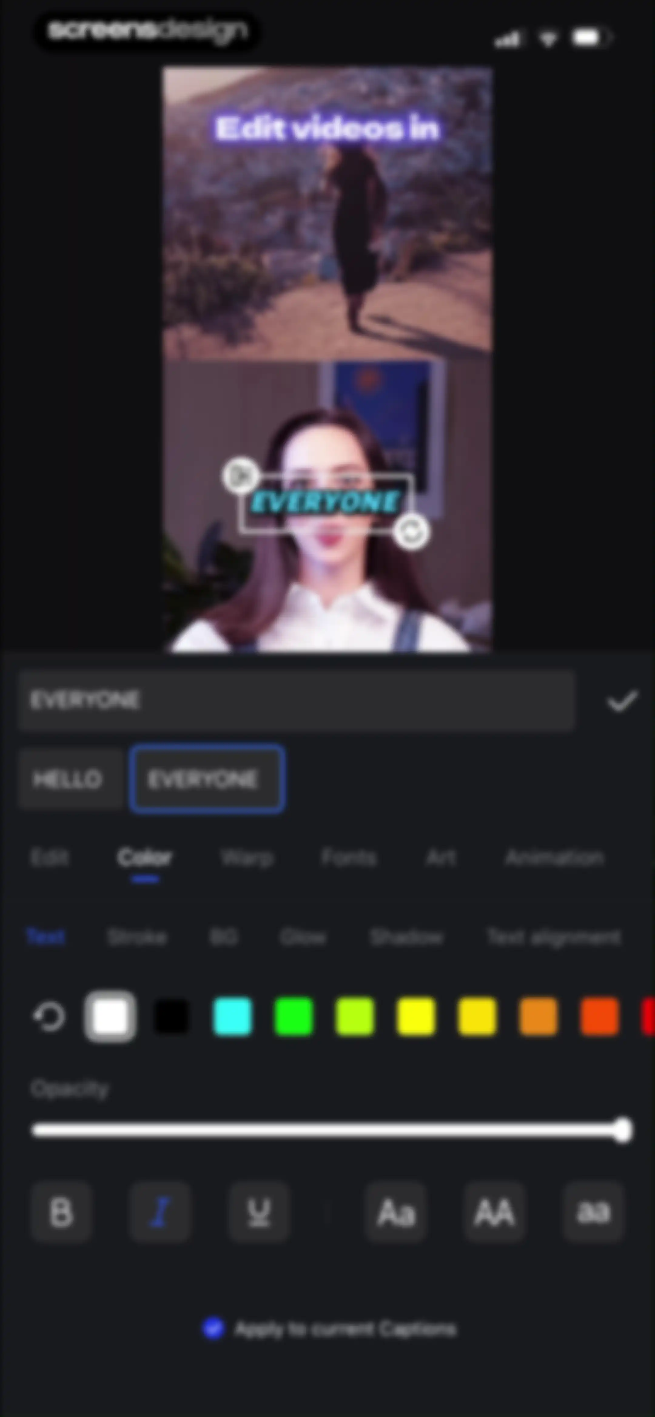 Vmake Labs: create viral video screen 114