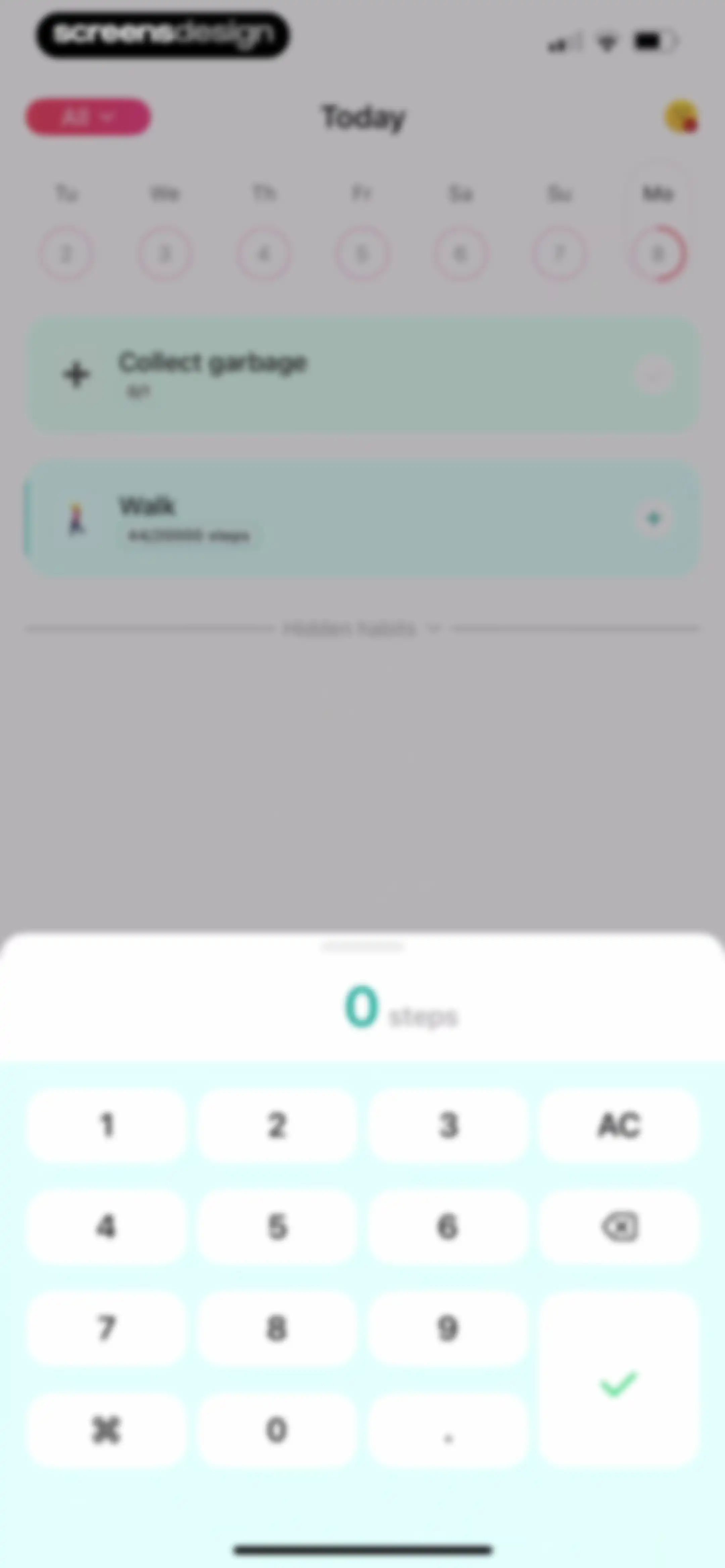 Habit Tracker screen 85