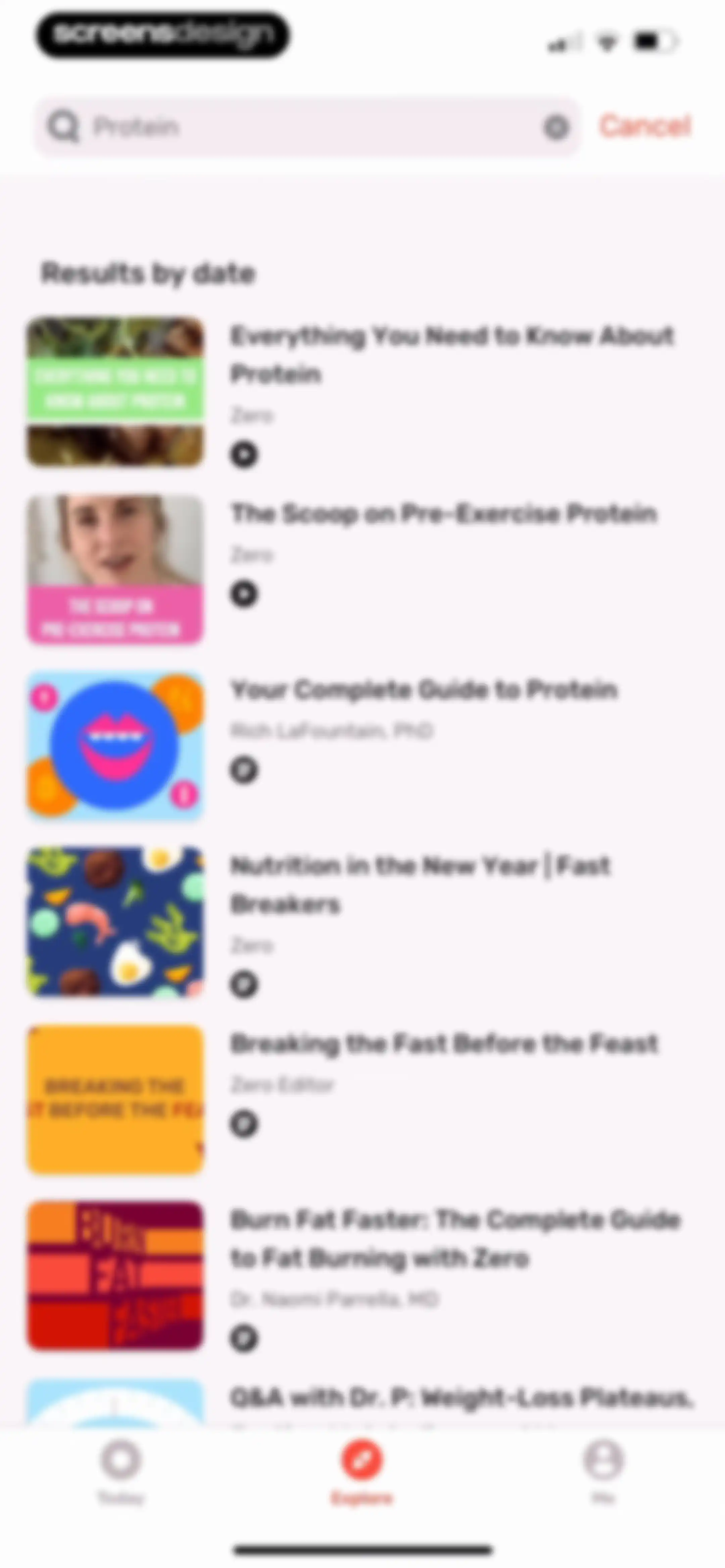 Zero: Fasting & Food Tracker screen 99