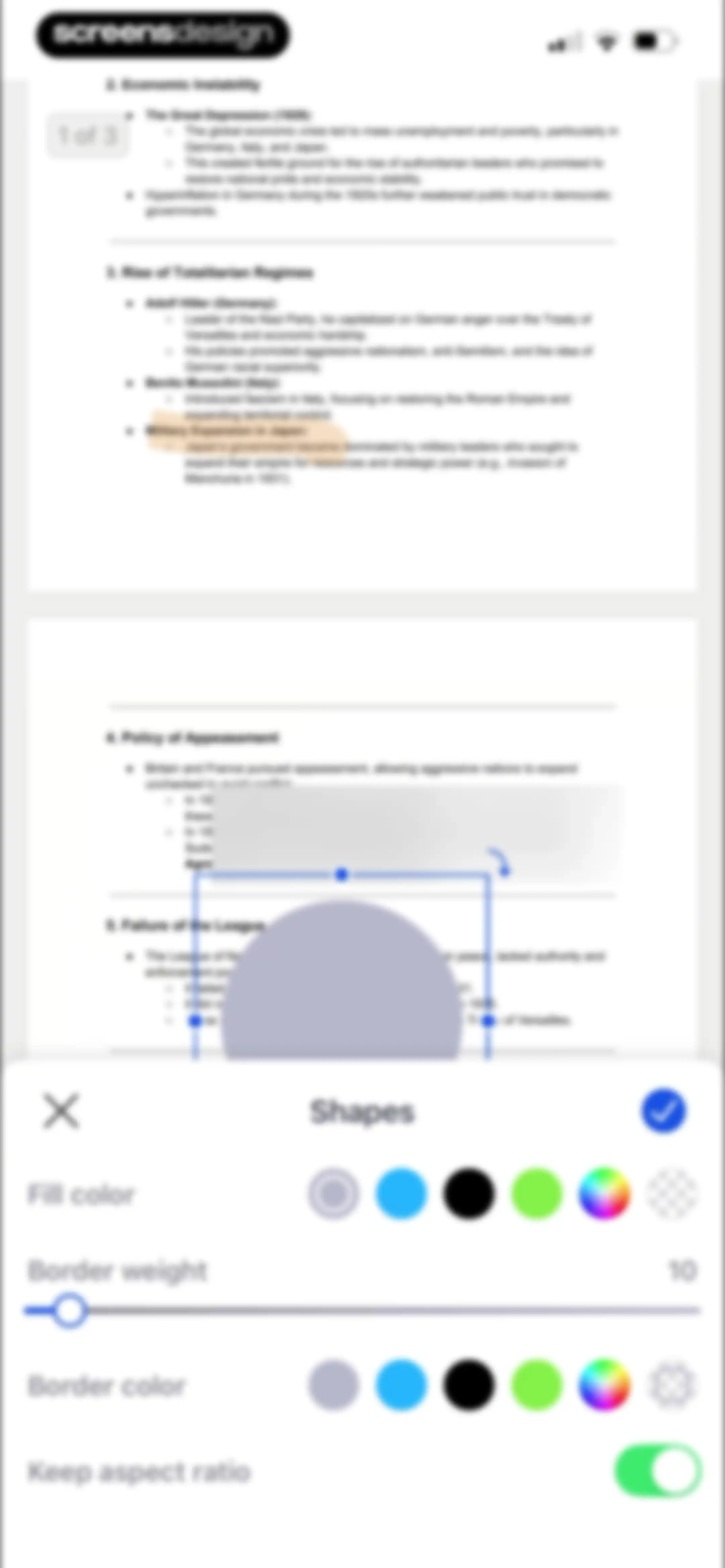 Forma: PDF Document Editor screen 48