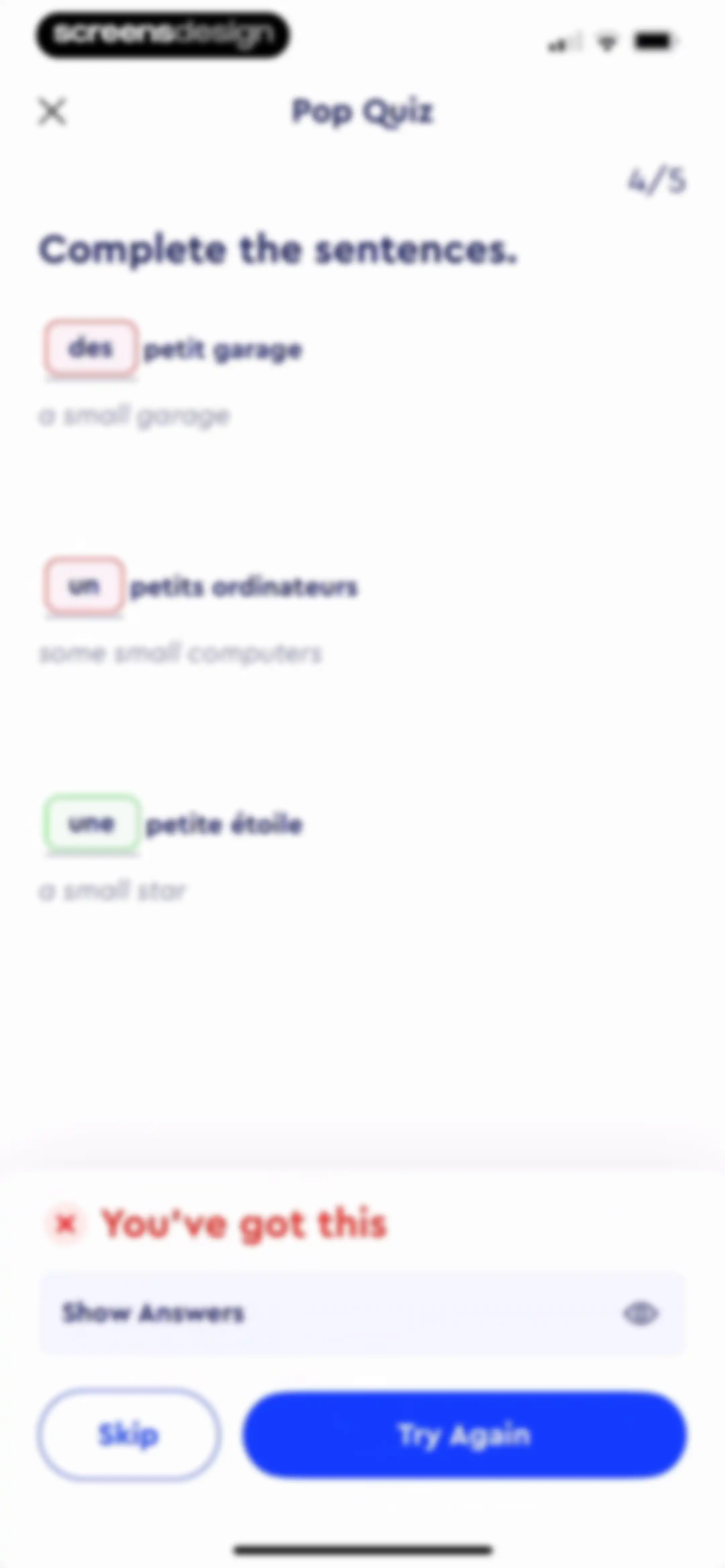 Pimsleur | Language Learning screen 162