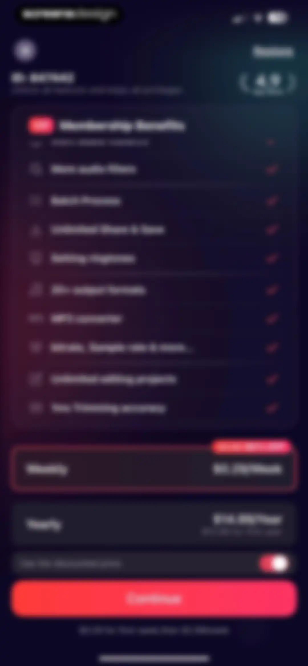 Audio Editor: MP3 Converter screen 42