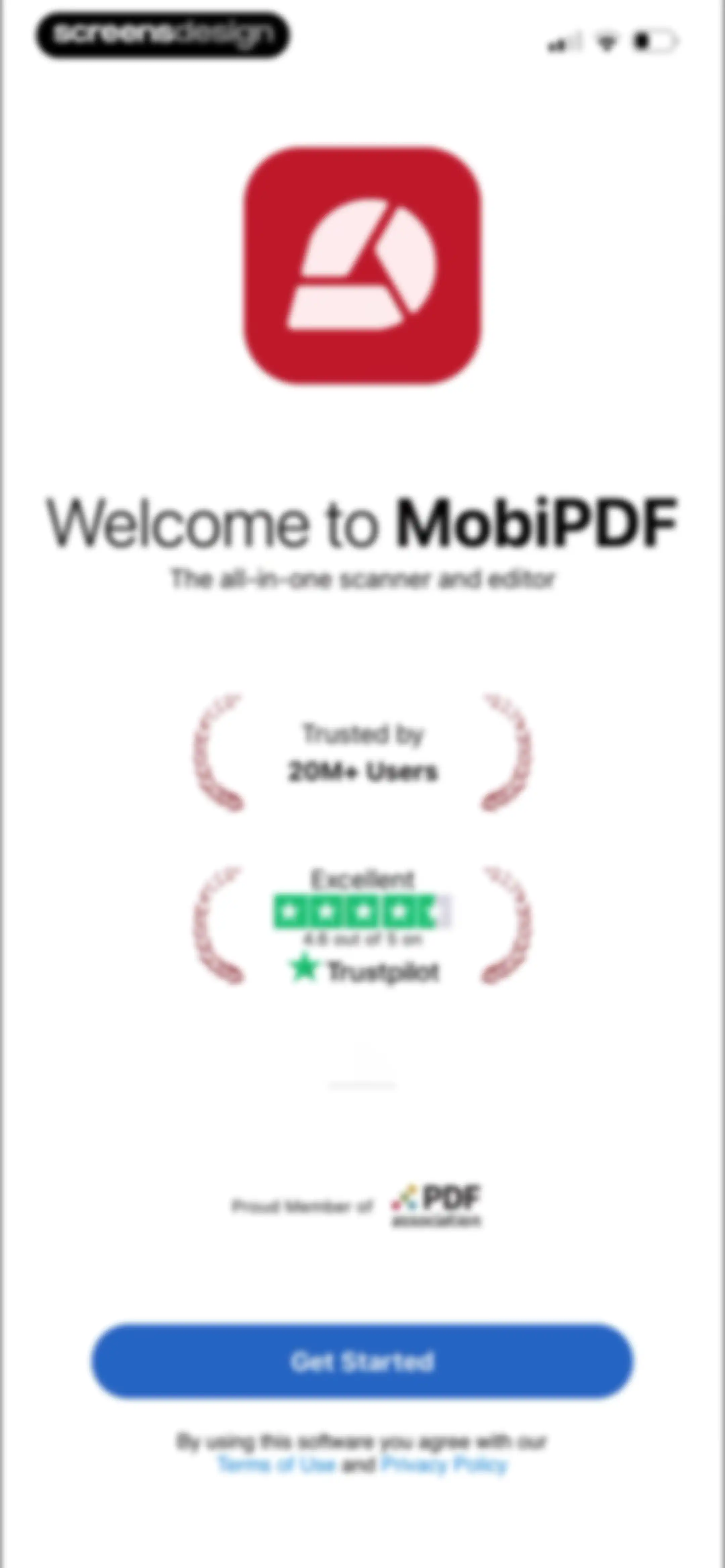 MobiPDF・PDF Text Editor・Reader screen 3