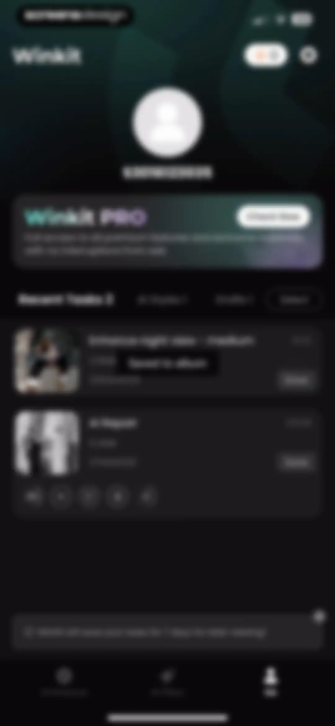 Winkit - AI Video Enhancer screen 105