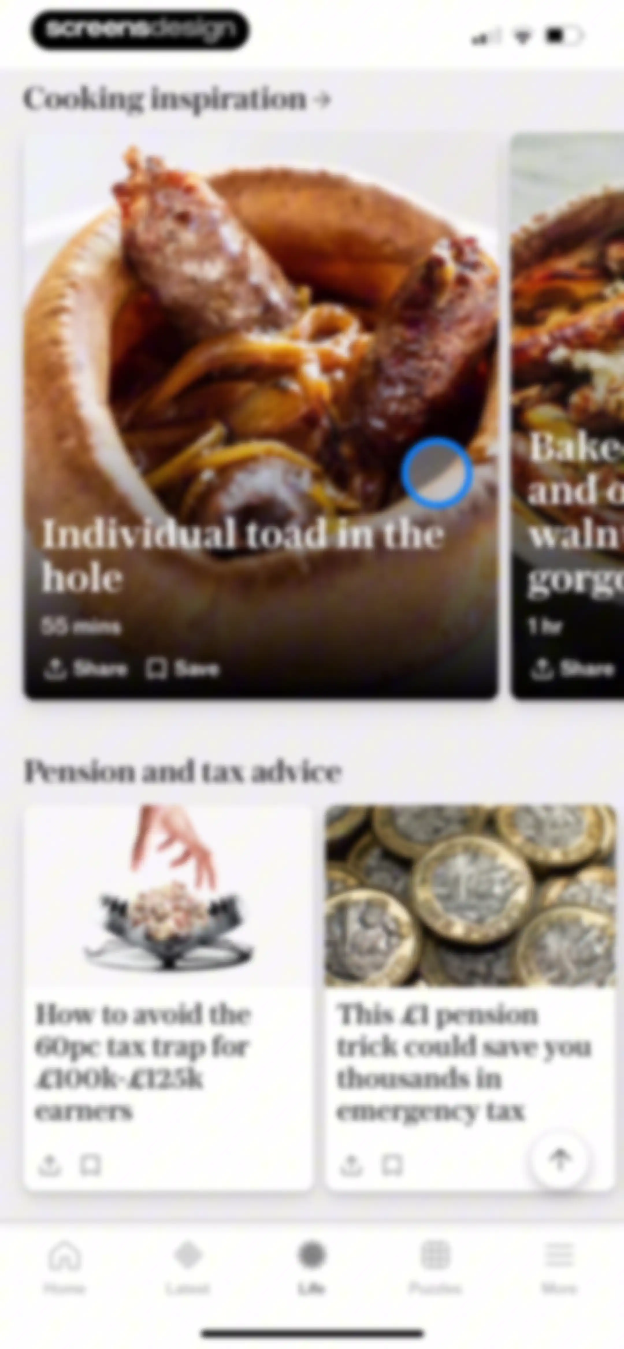 The Telegraph: UK & World News screen 53