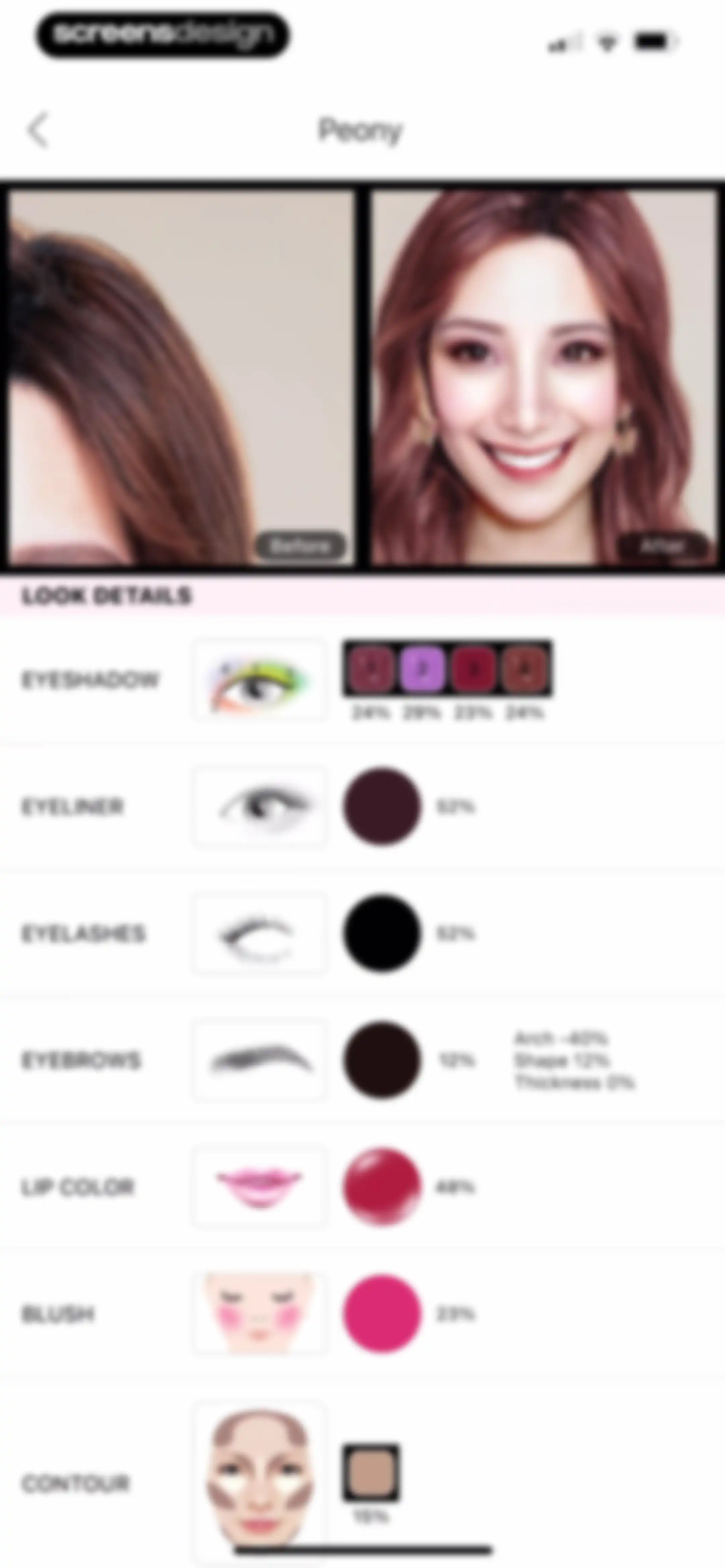YouCam Makeup: Face Editor screen 54