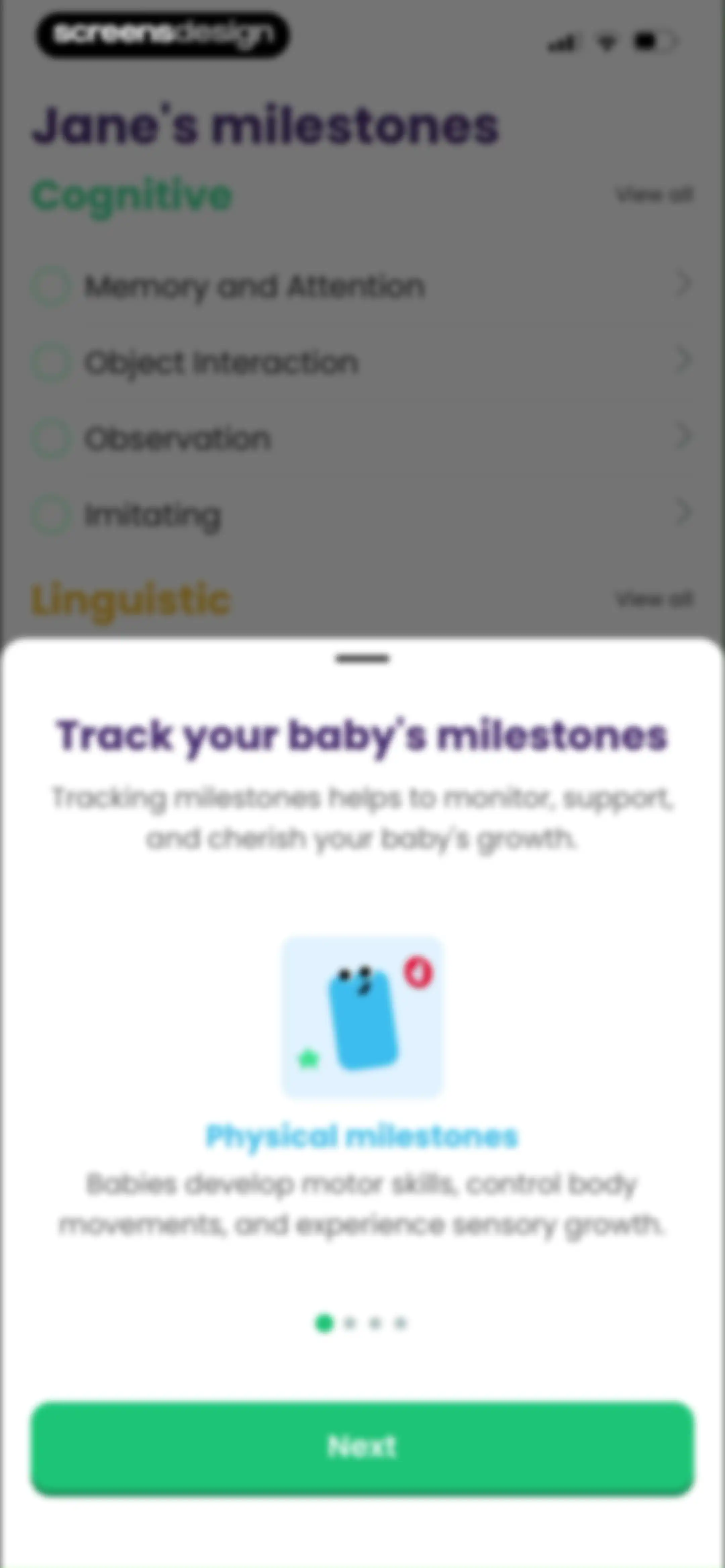 Baby Leap: Milestone Tracker screen 82