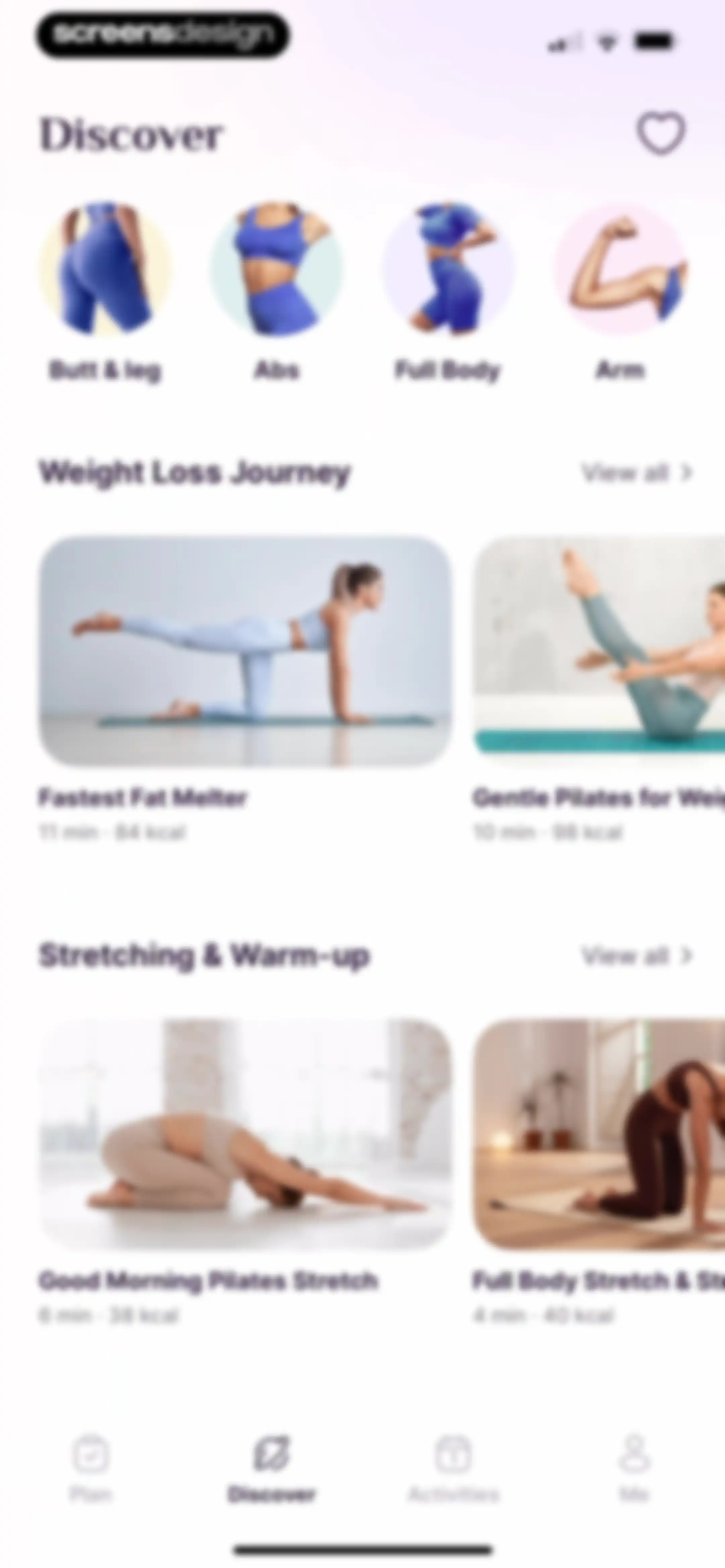 Pilates at Home, Wall Pilates screen 106