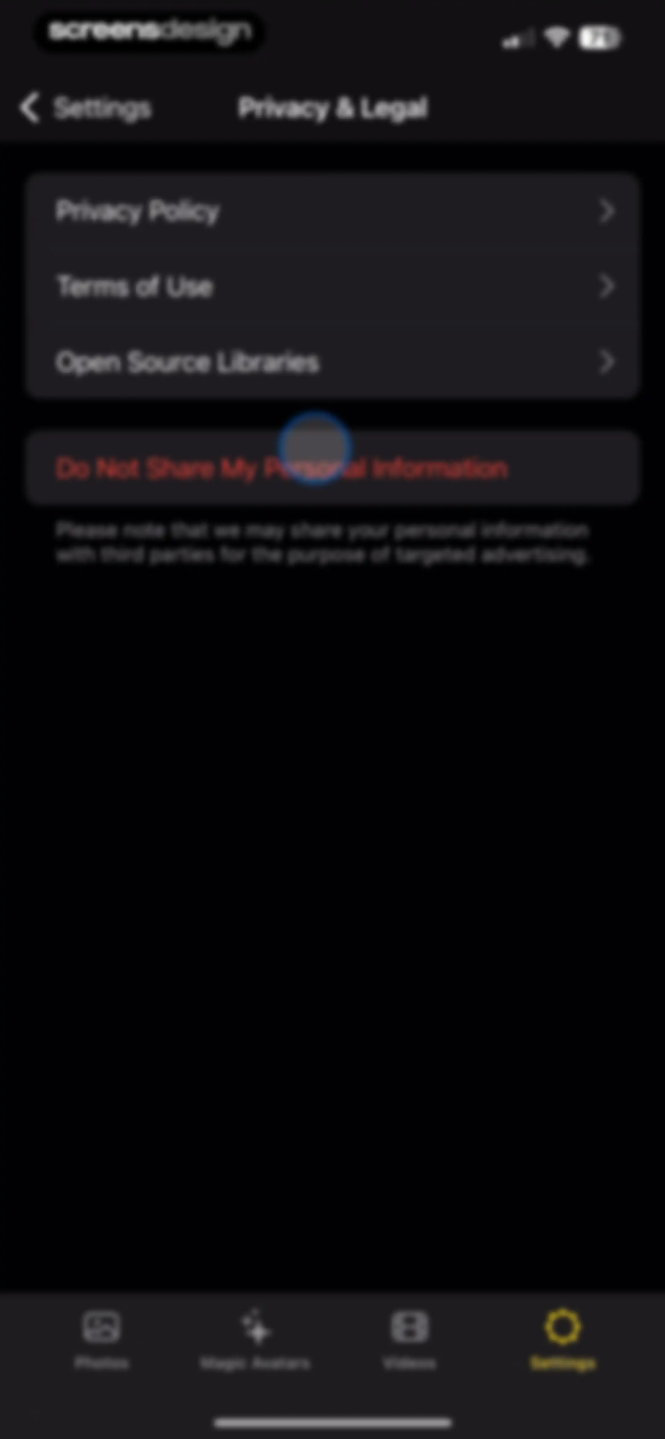 Lensa AI: Photo Editor screen 124