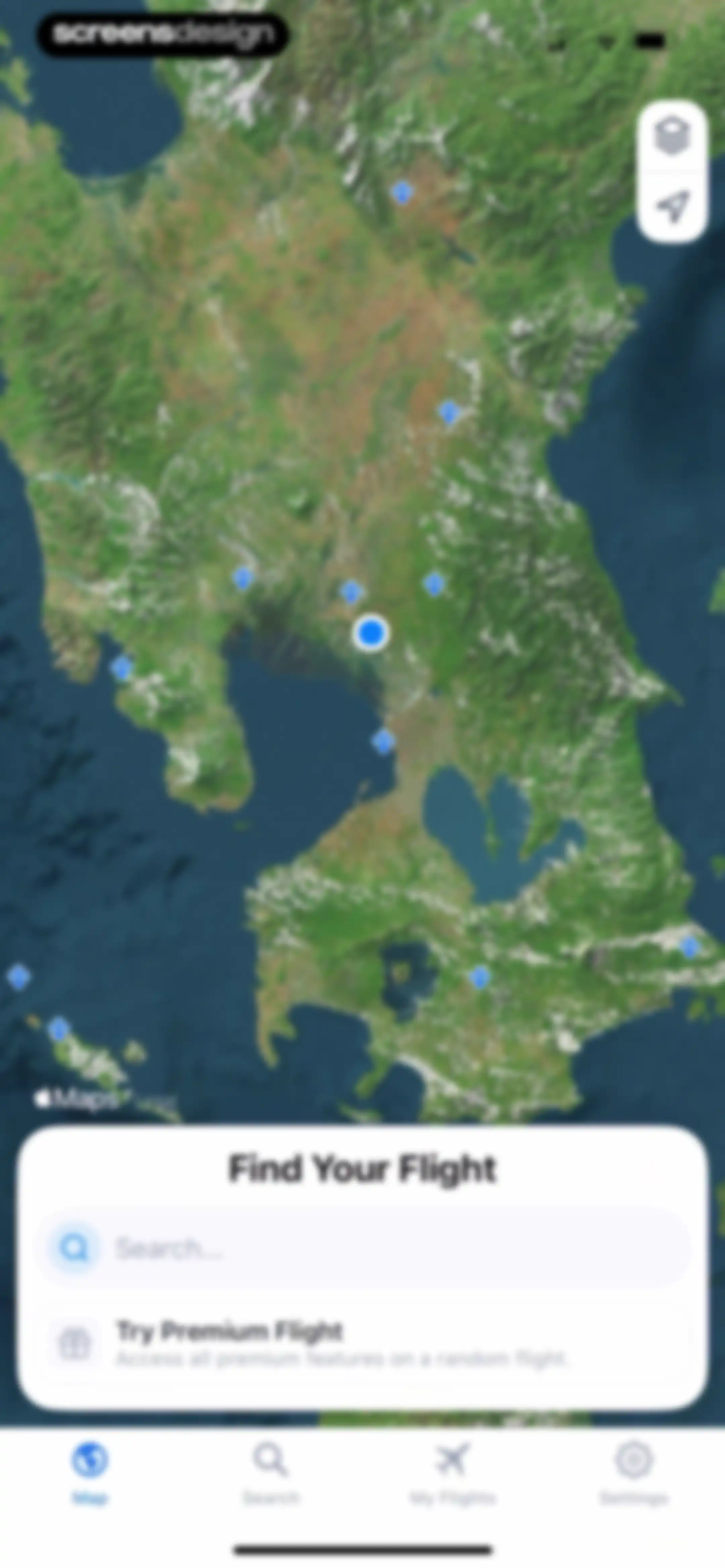 Flight Tracker + screen 79