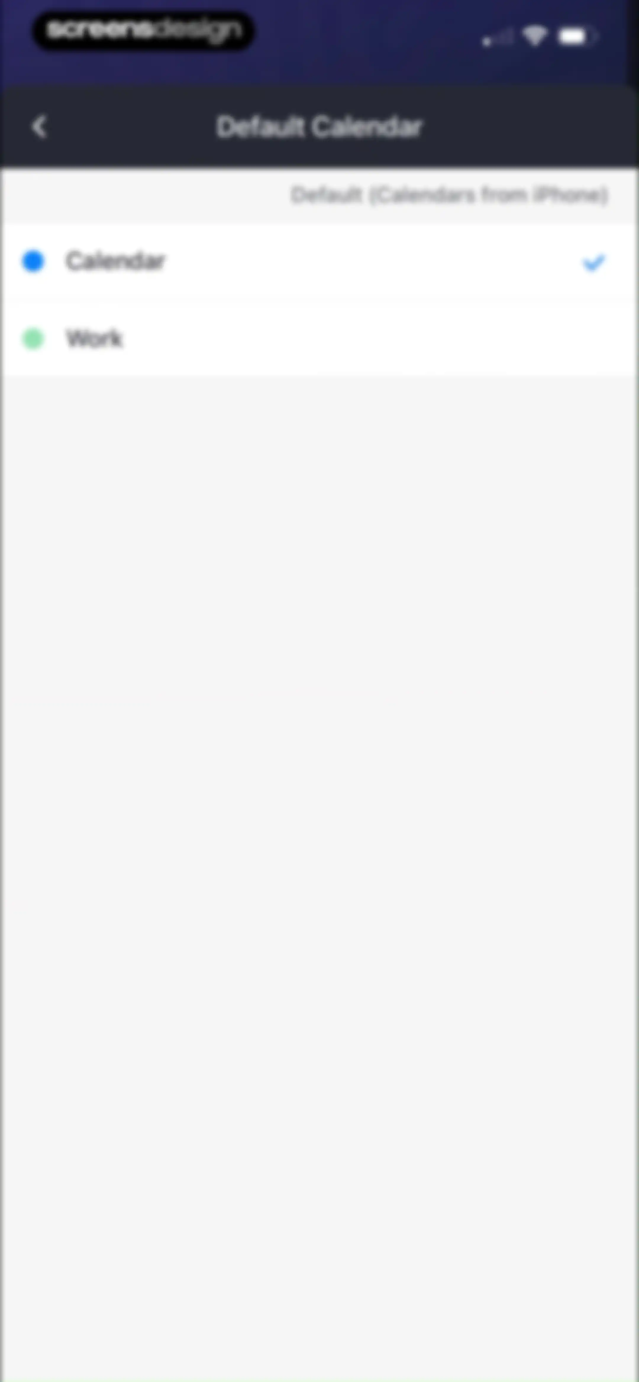 Calendars: Schedule Planner screen 104