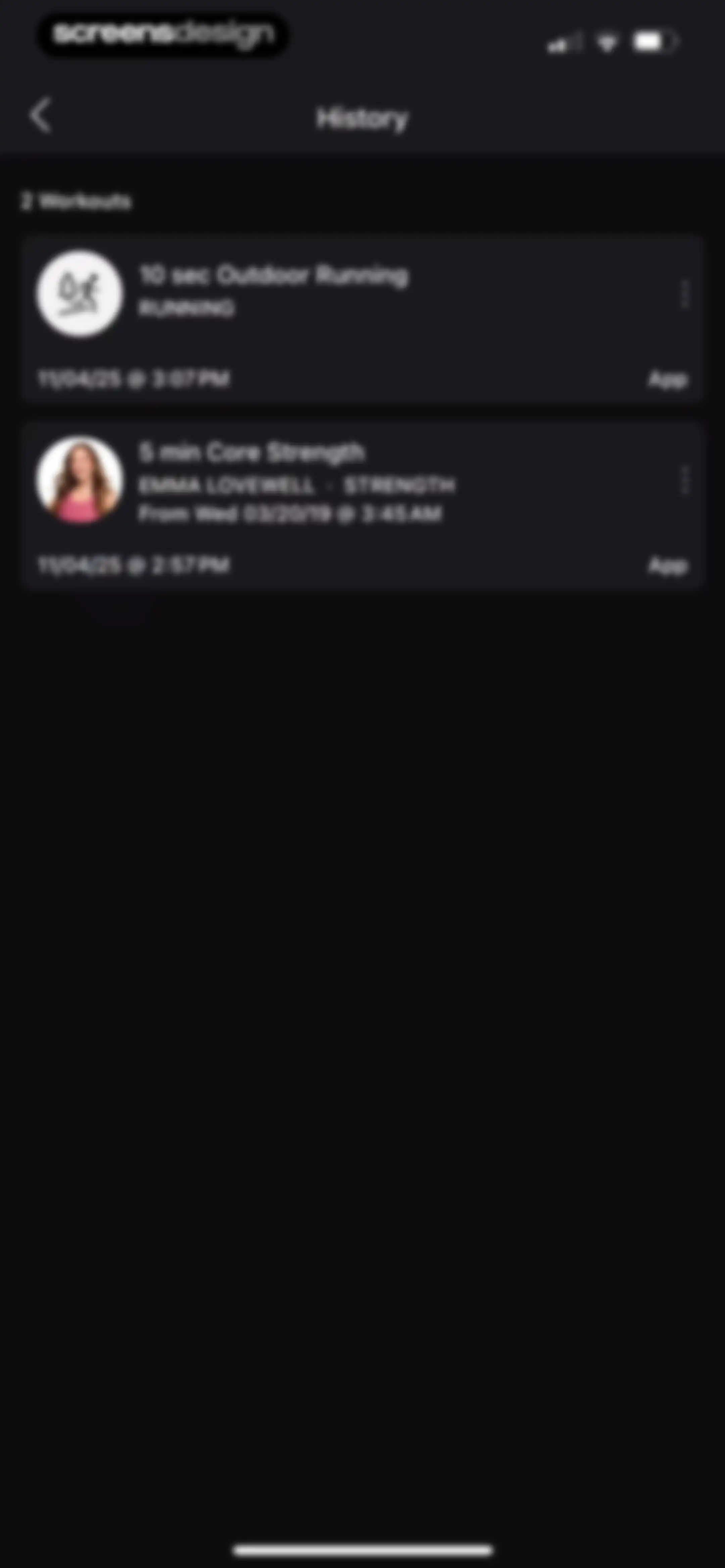 Peloton: Fitness & Workouts screen 243