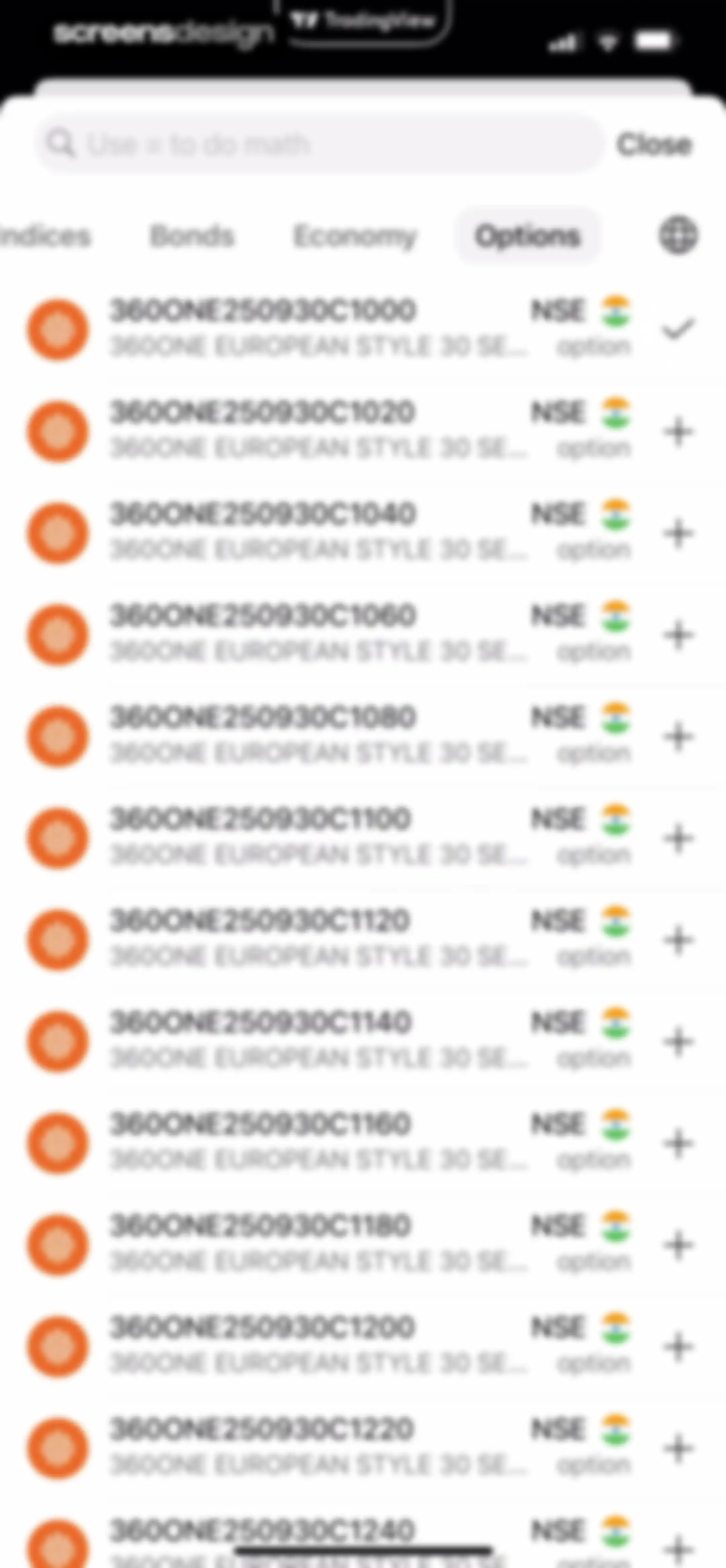 TradingView: Track All Markets screen 168