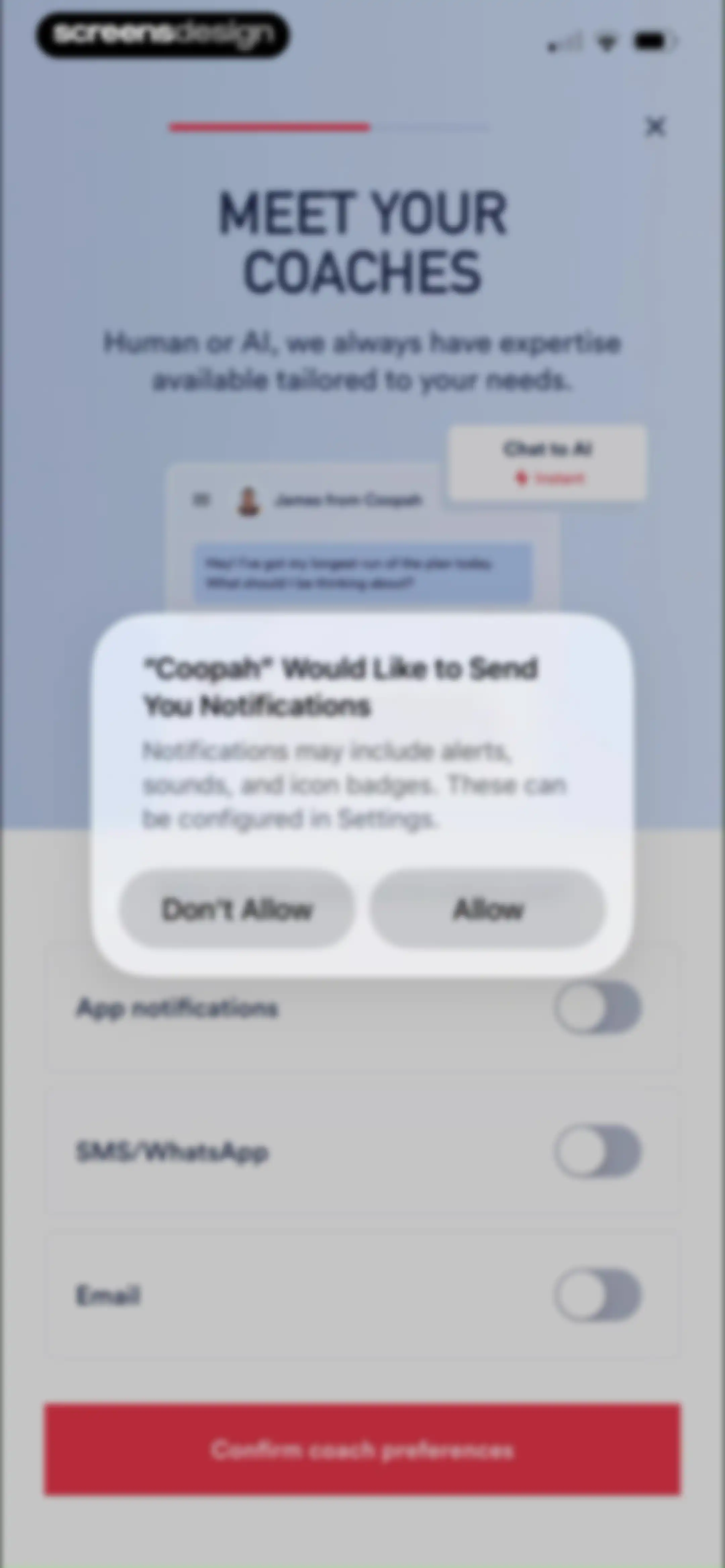Coopah: The Run Coaching App screen 20