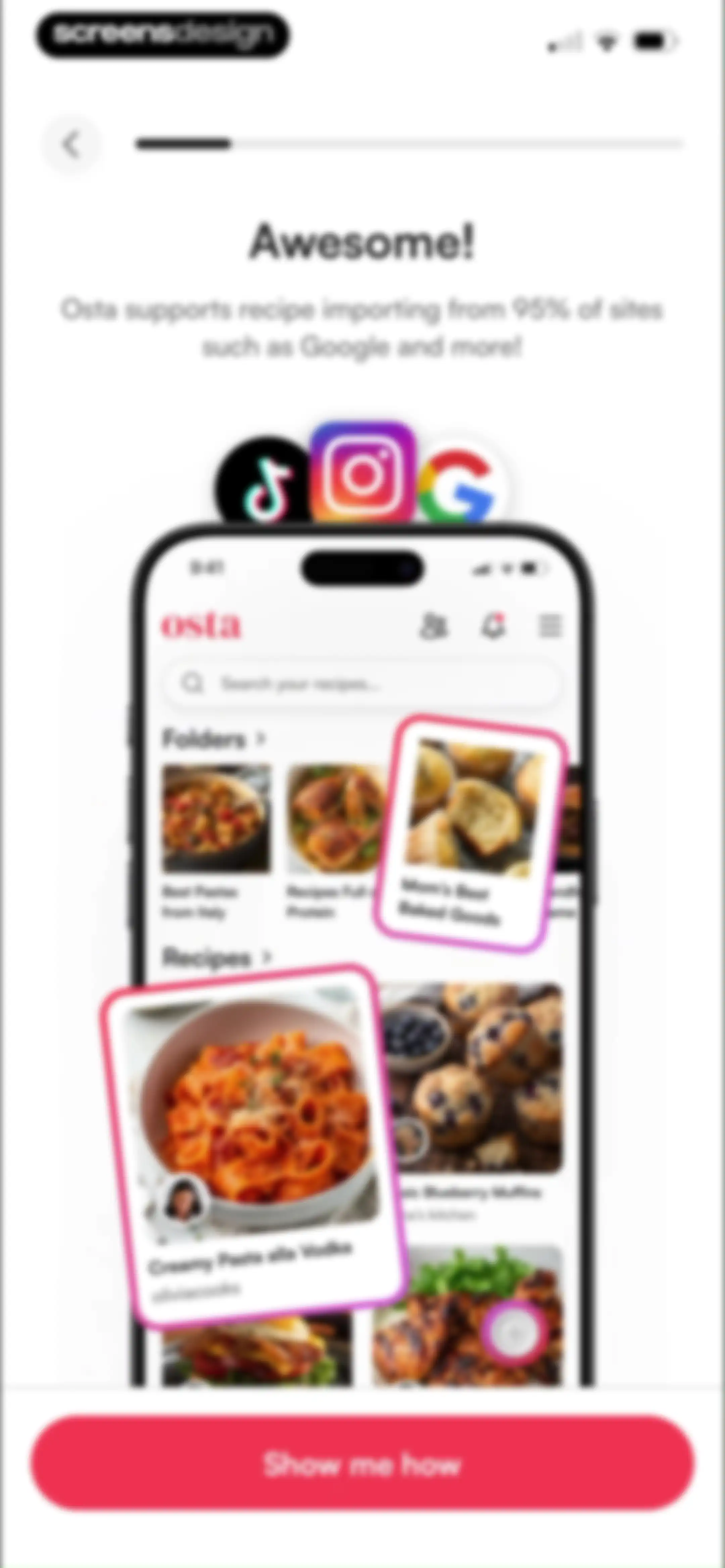 Osta: Save & Share Recipes screen 7