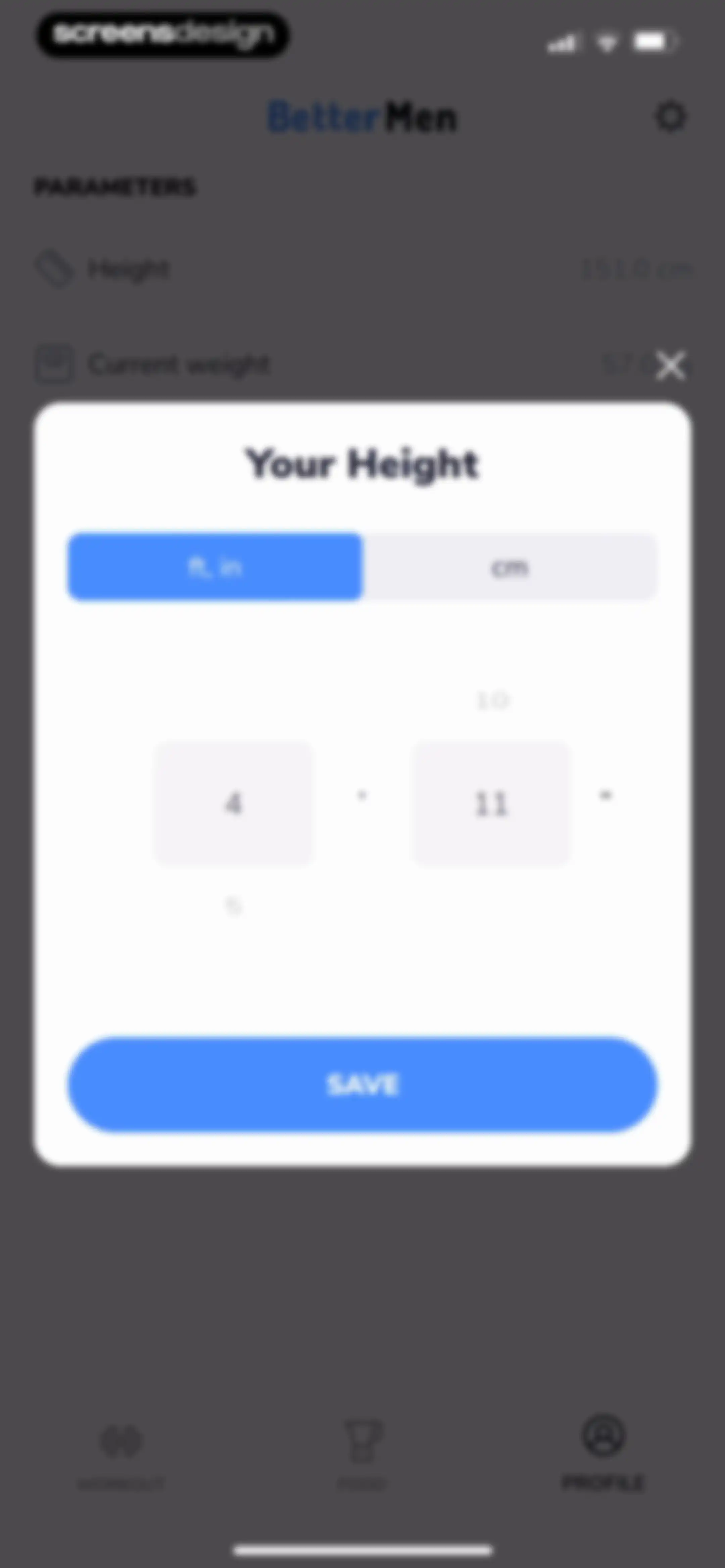 Workouts For Men: Gym & Home screen 89