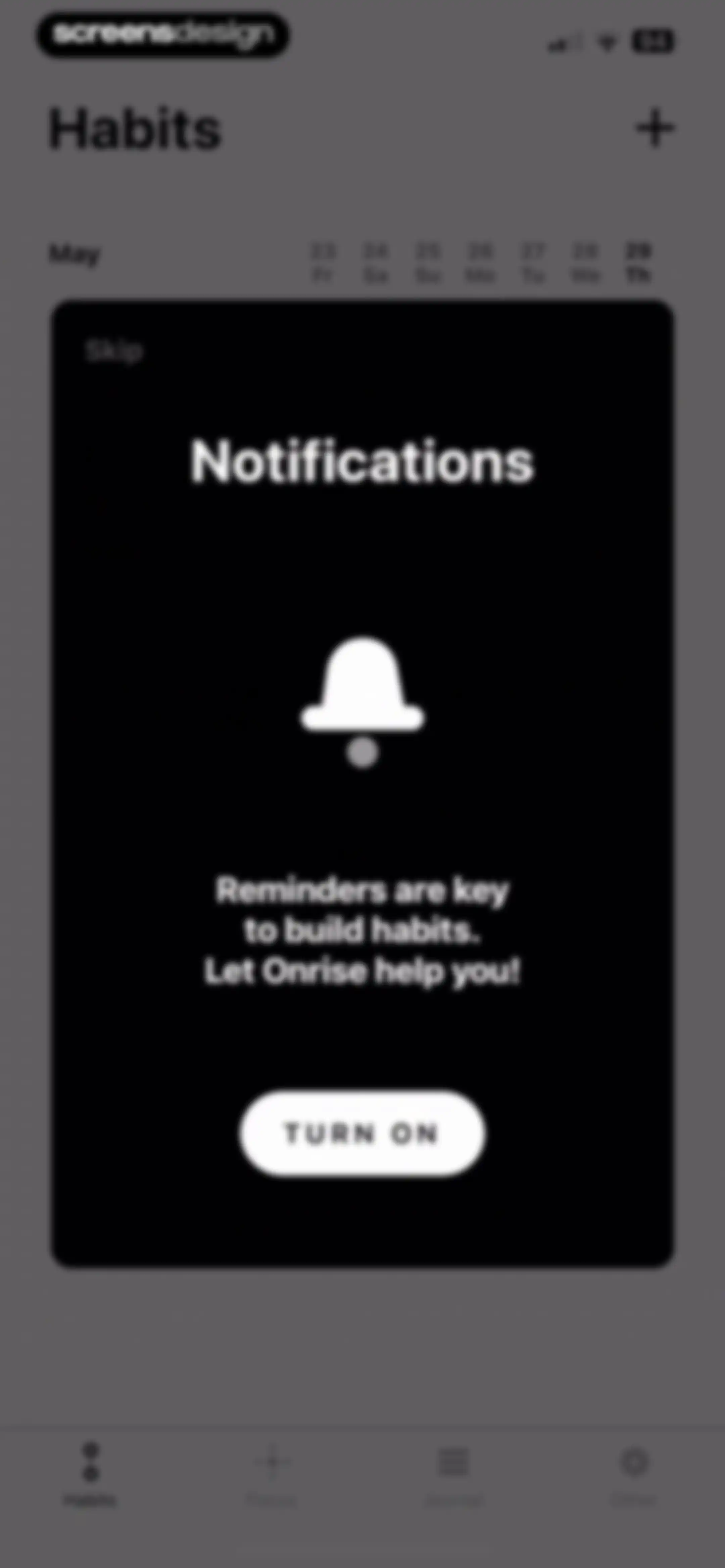 Onrise: Habit Tracker & Focus screen 14