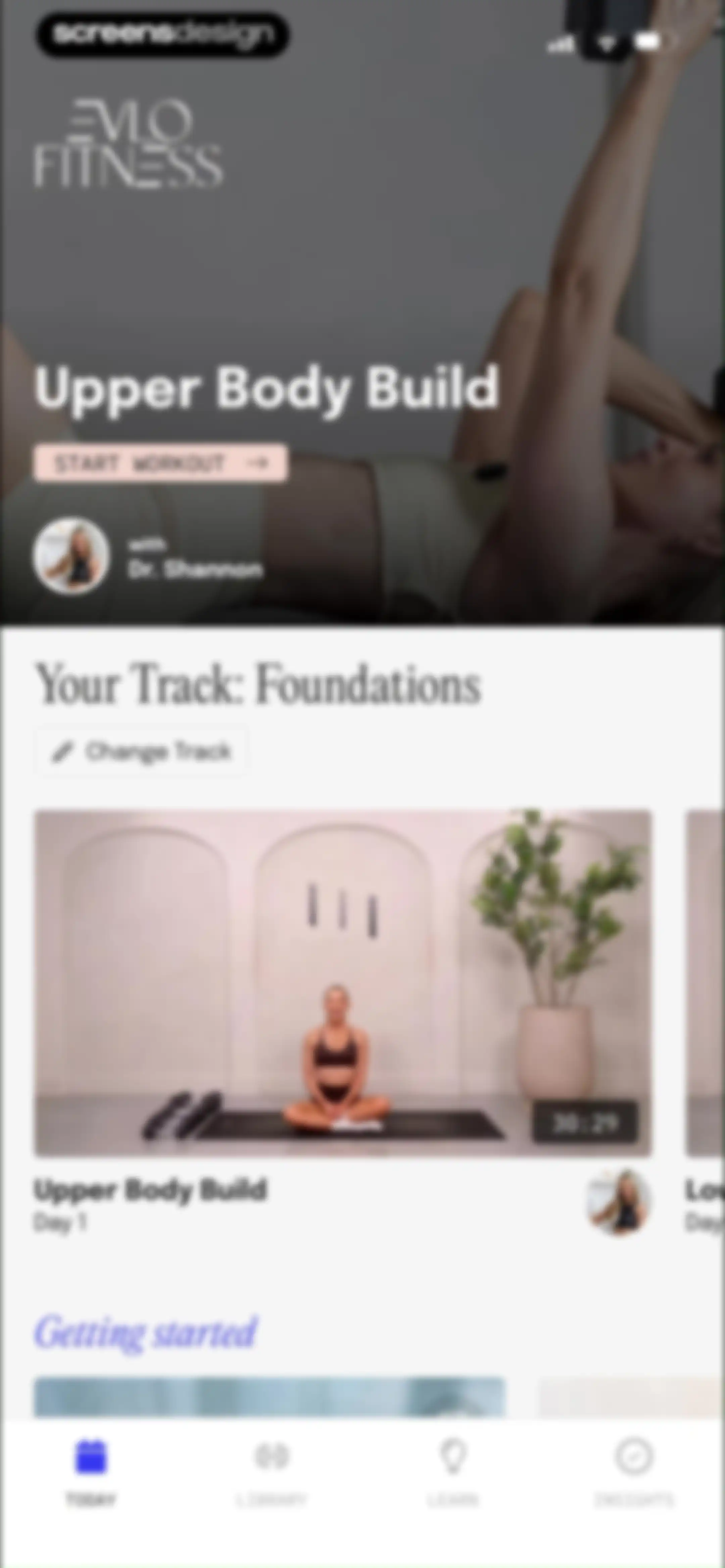 Evlo Fitness screen 8
