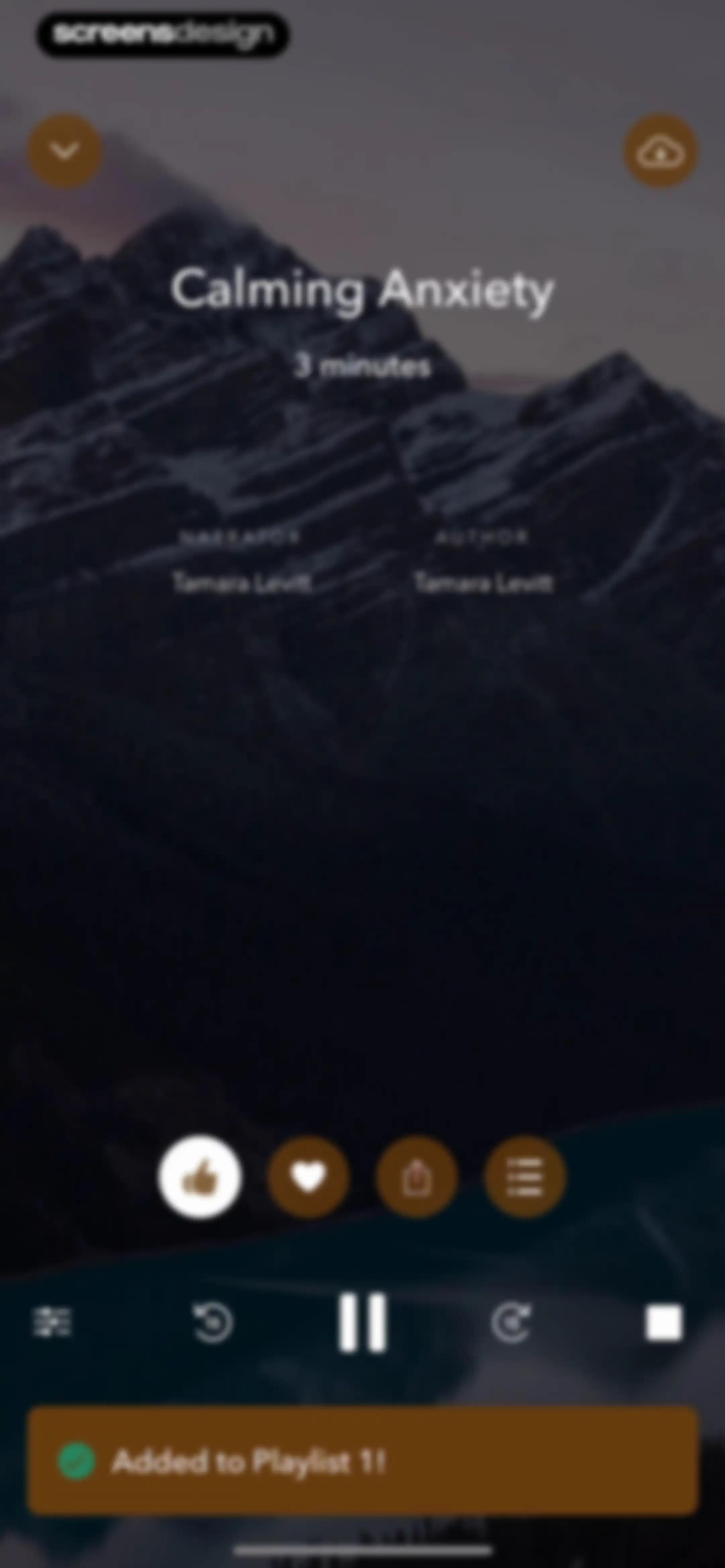 Calm screen 45