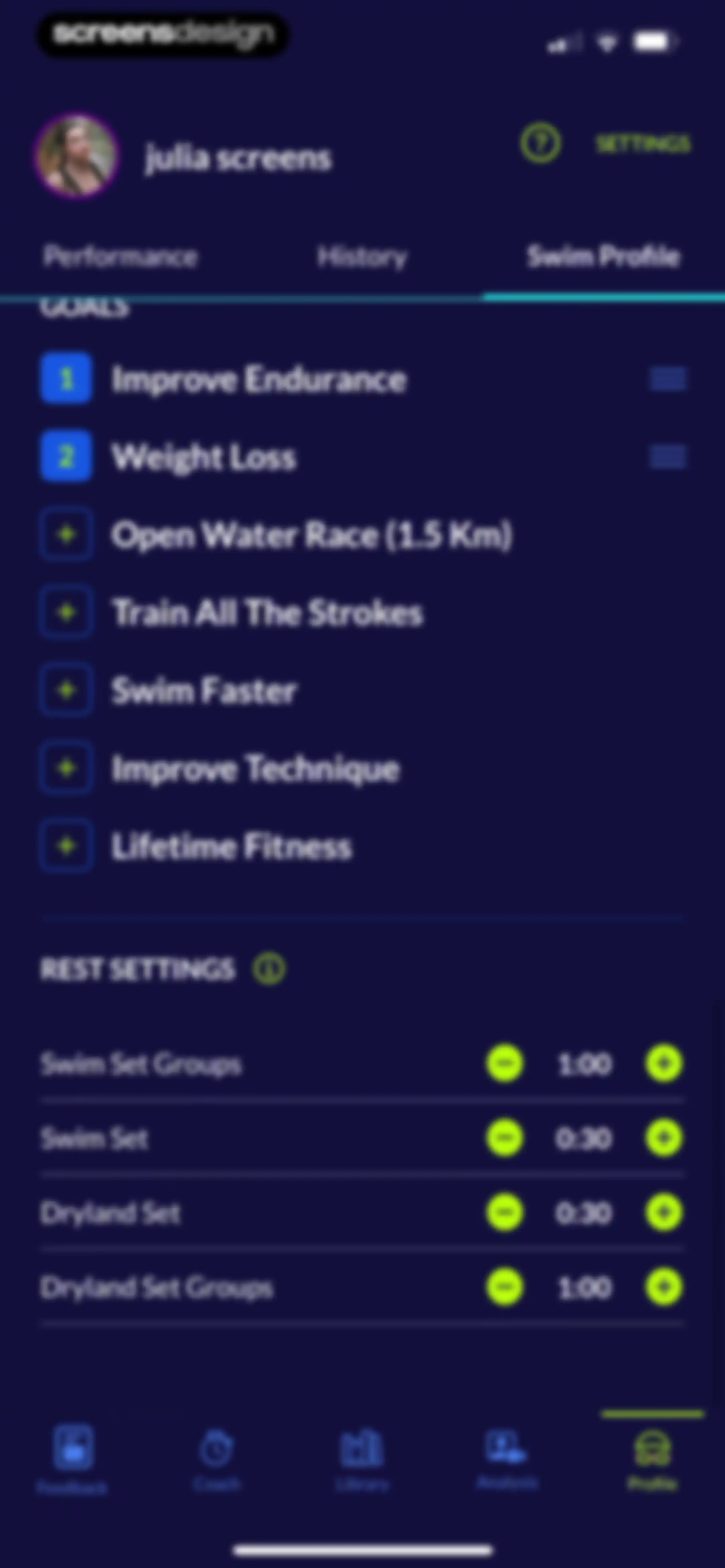 MySwimPro: #1 Swim Workout App screen 190