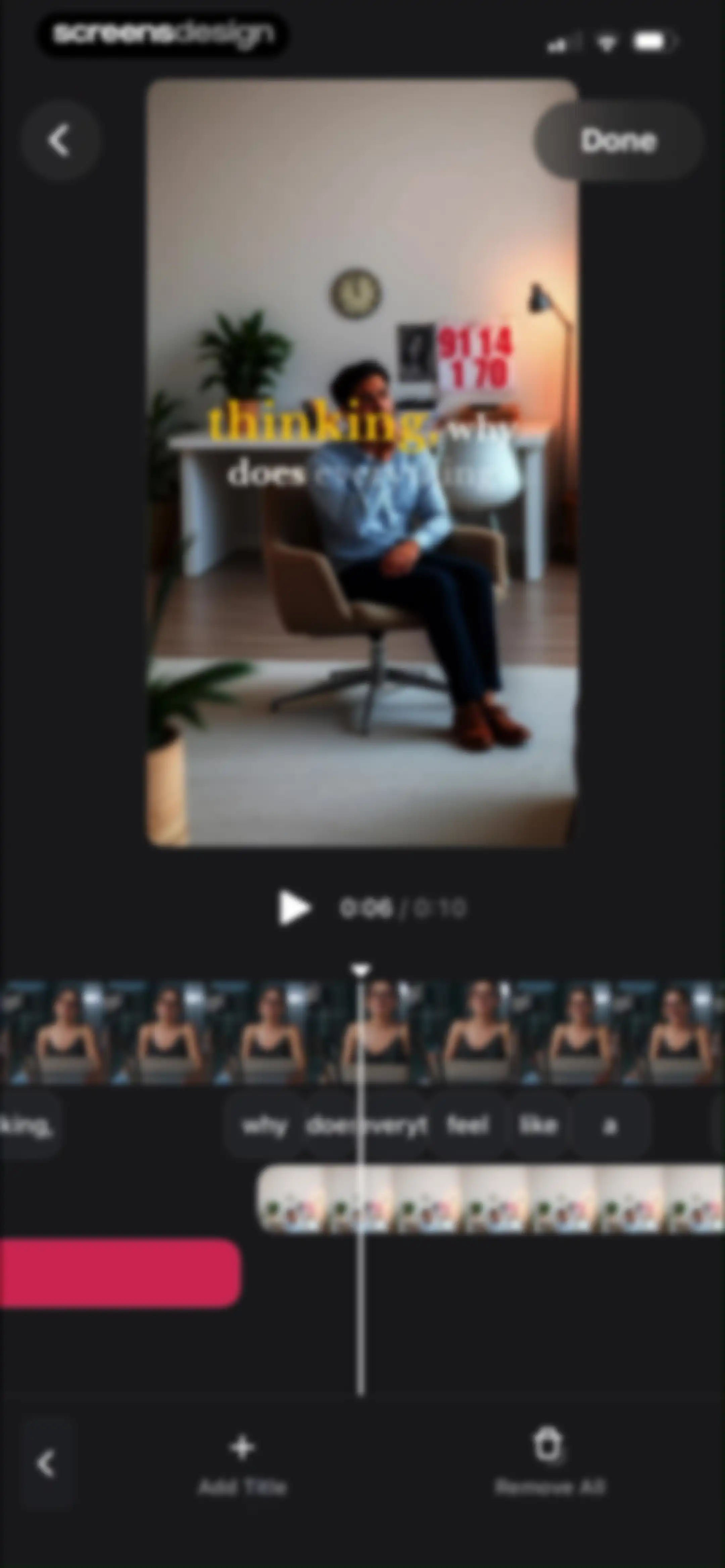 VEED Shorts: AI videos screen 50