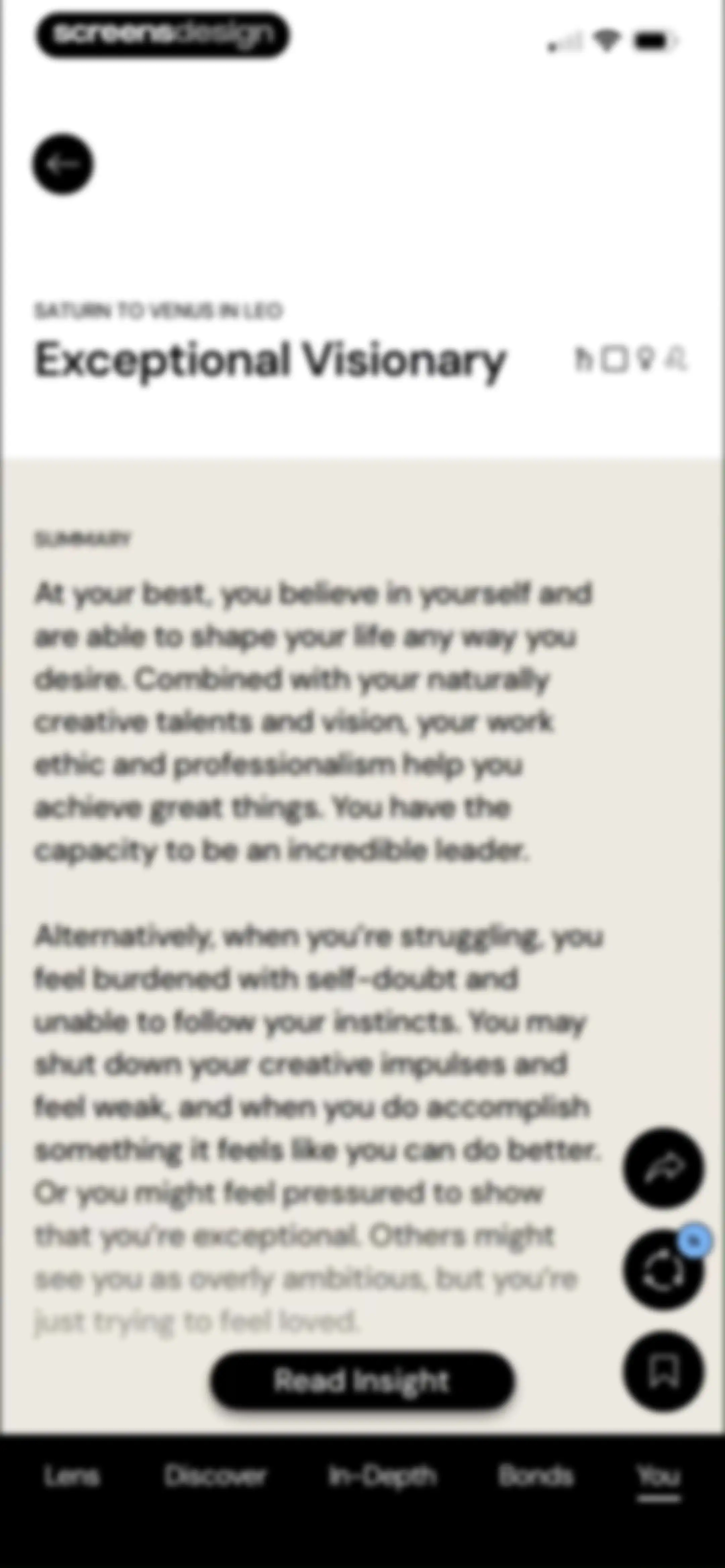 The Pattern: Astrology screen 107
