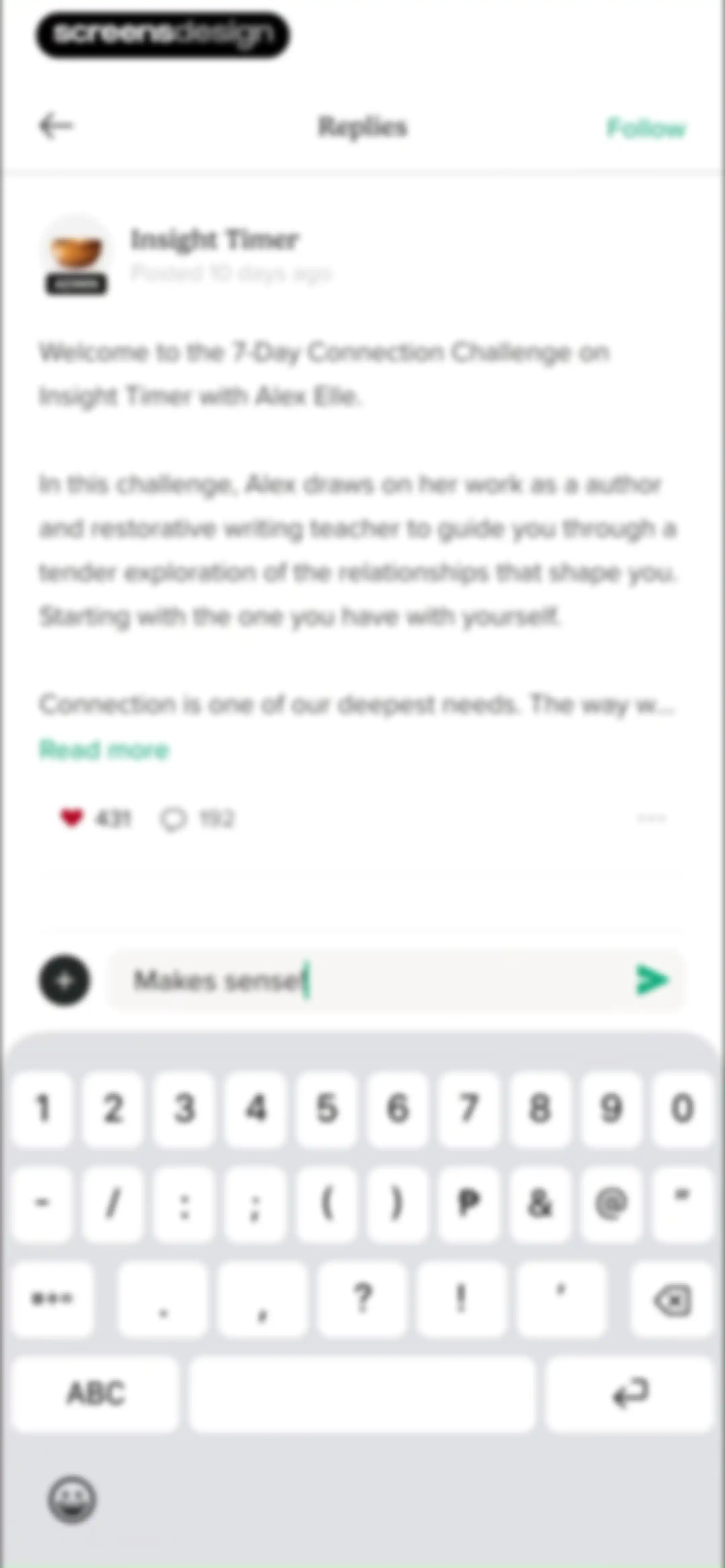 Insight Timer: Meditate, Sleep screen 58