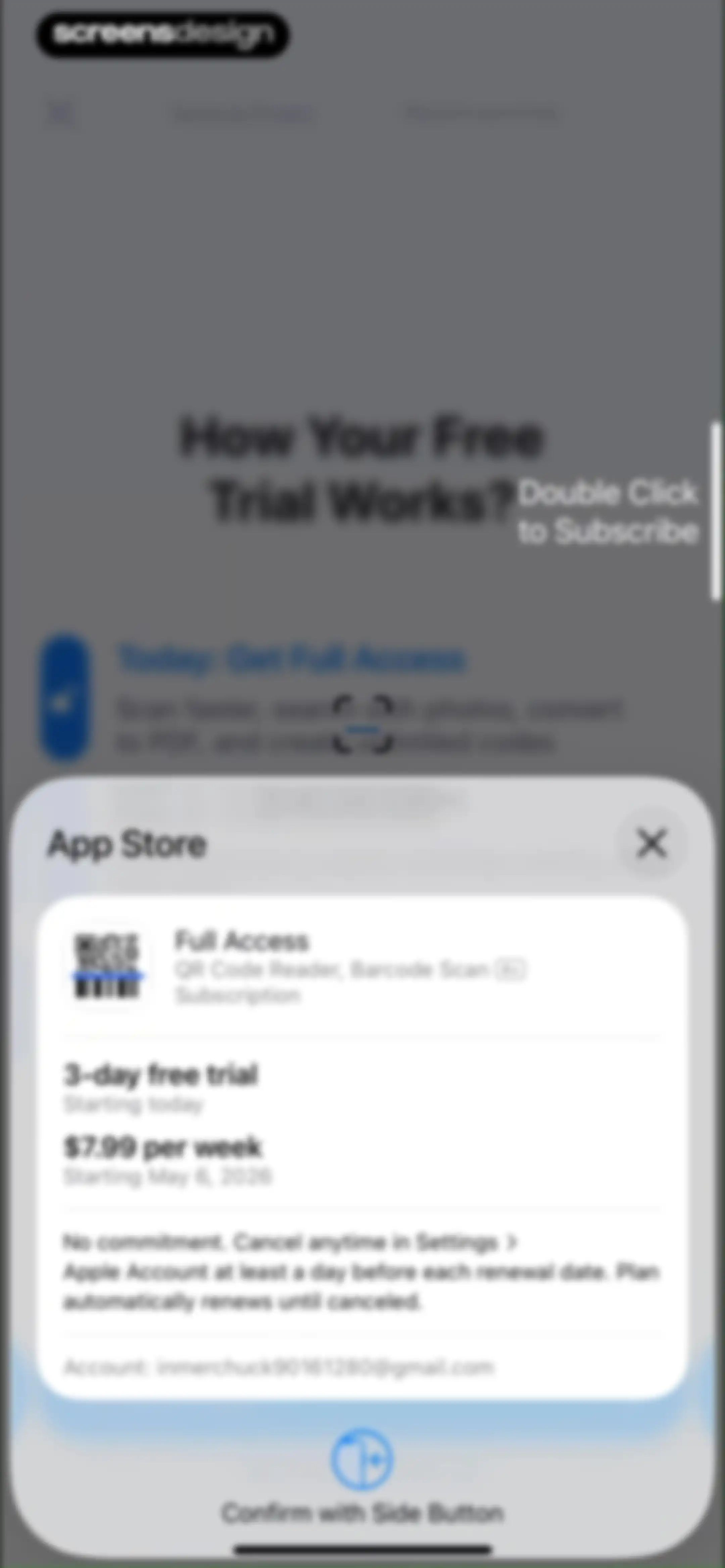 QR Code Reader, Barcode Scan screen 4