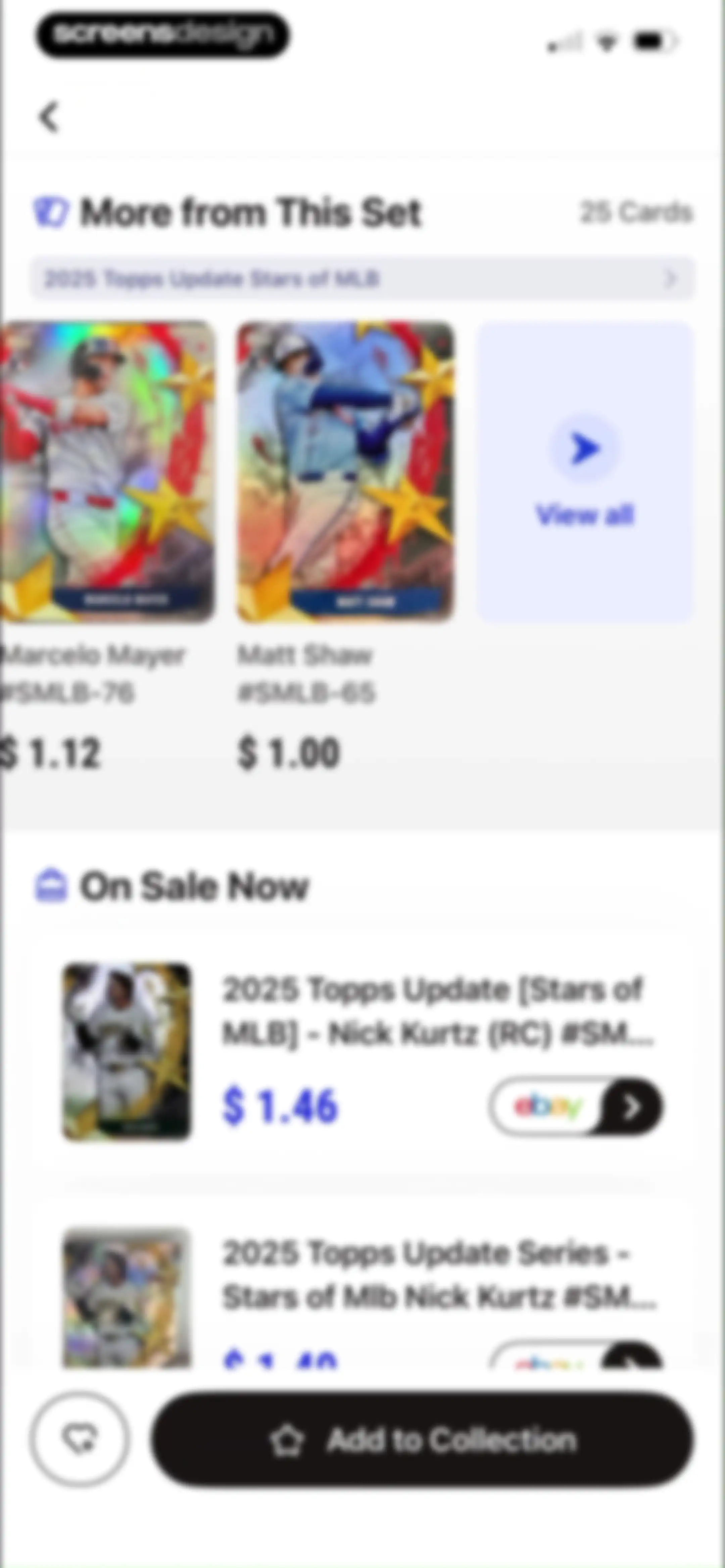 Sports Card Scanner: Spoly screen 33