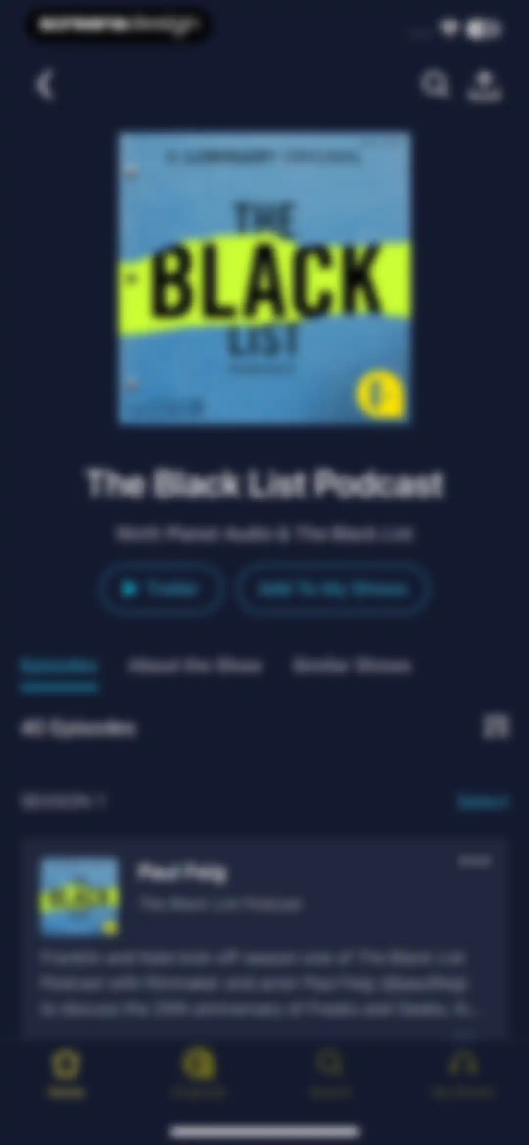 Luminary Podcasts & Originals screen 32