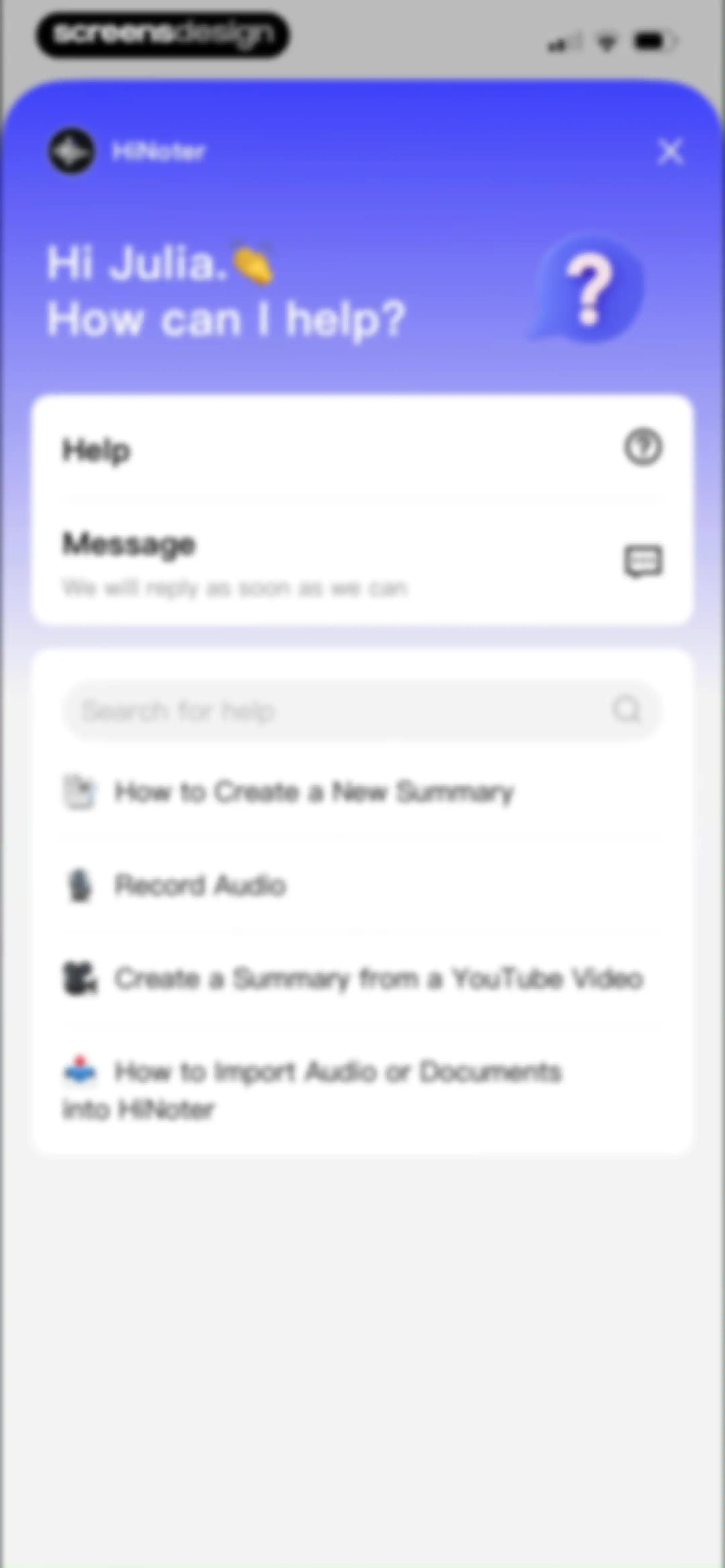 HiNoter - AI Note Taker screen 107