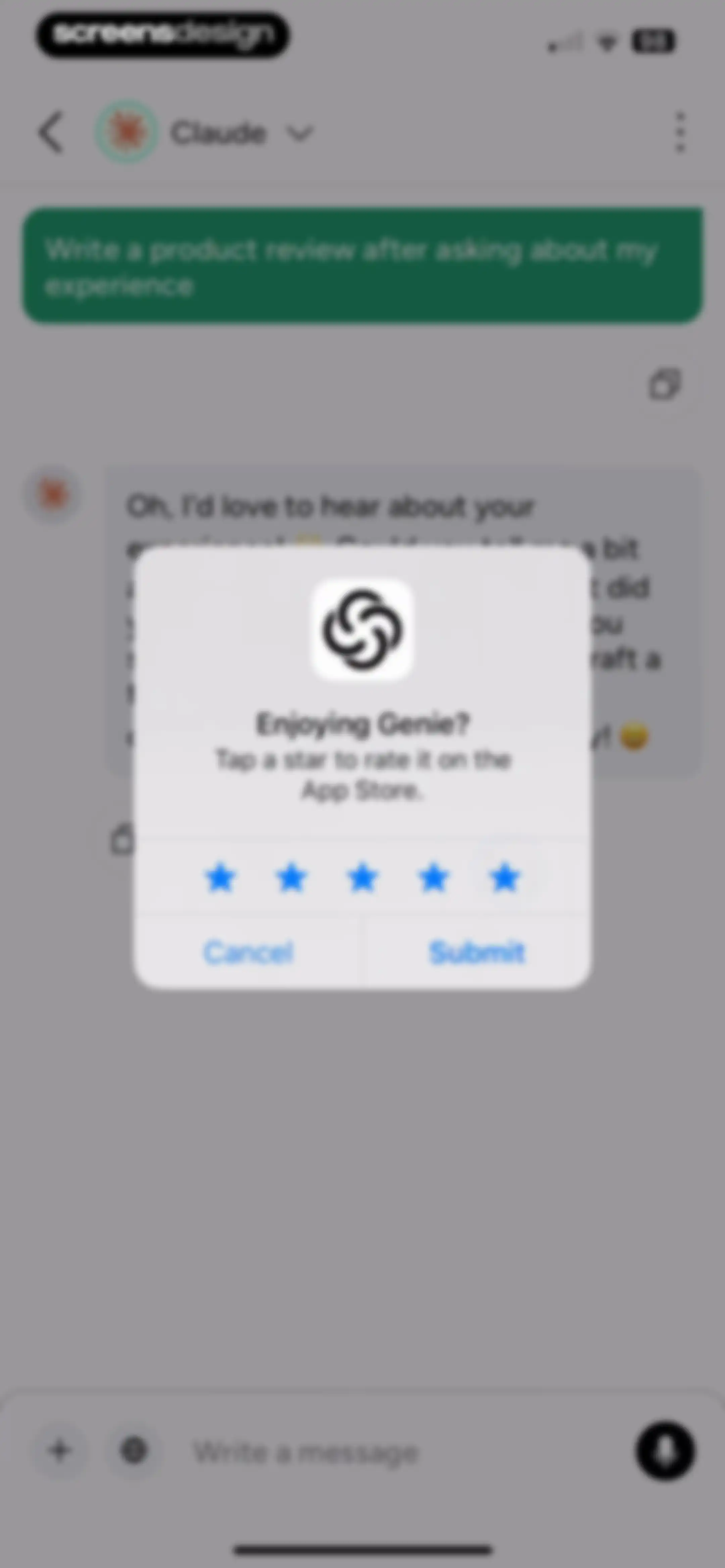 Chatbot AI Assistant - Genie screen 18