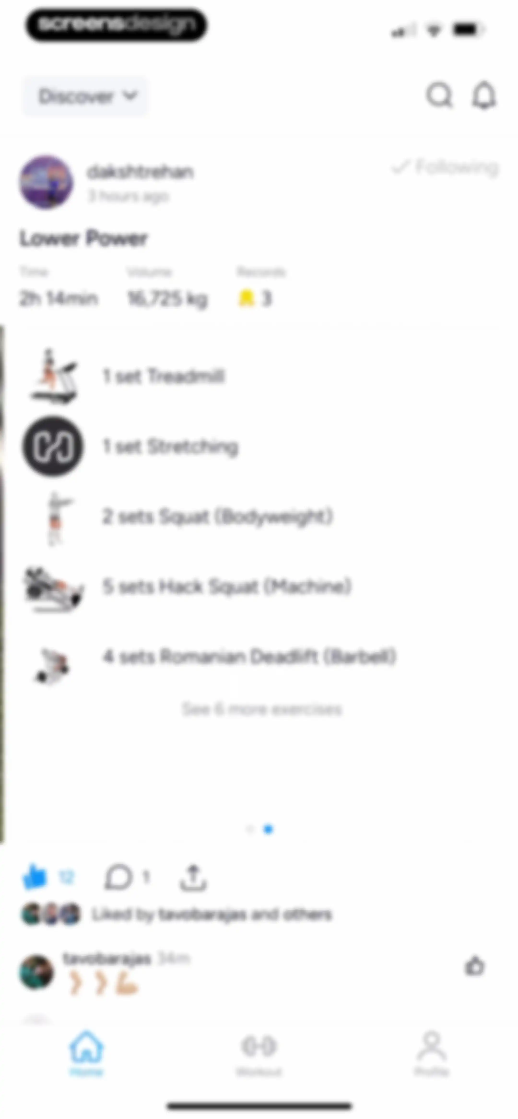 Hevy - Workout Tracker Gym Log screen 105
