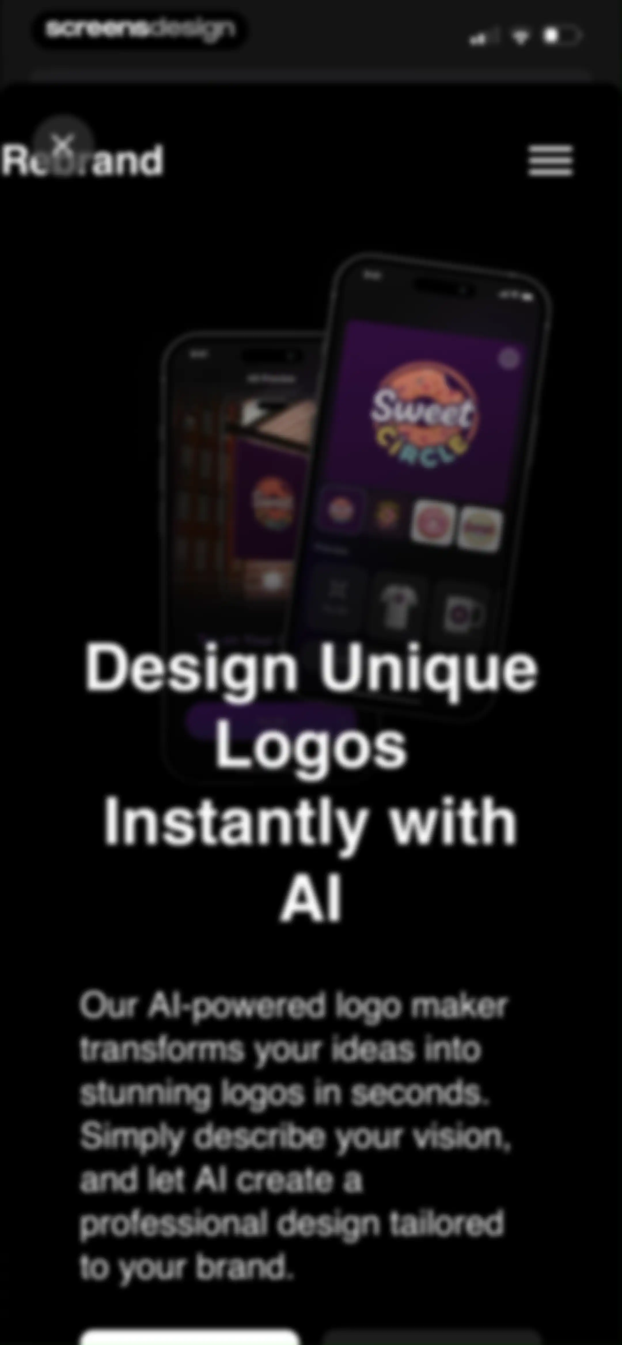 Rebrand - AI Logo Maker screen 19