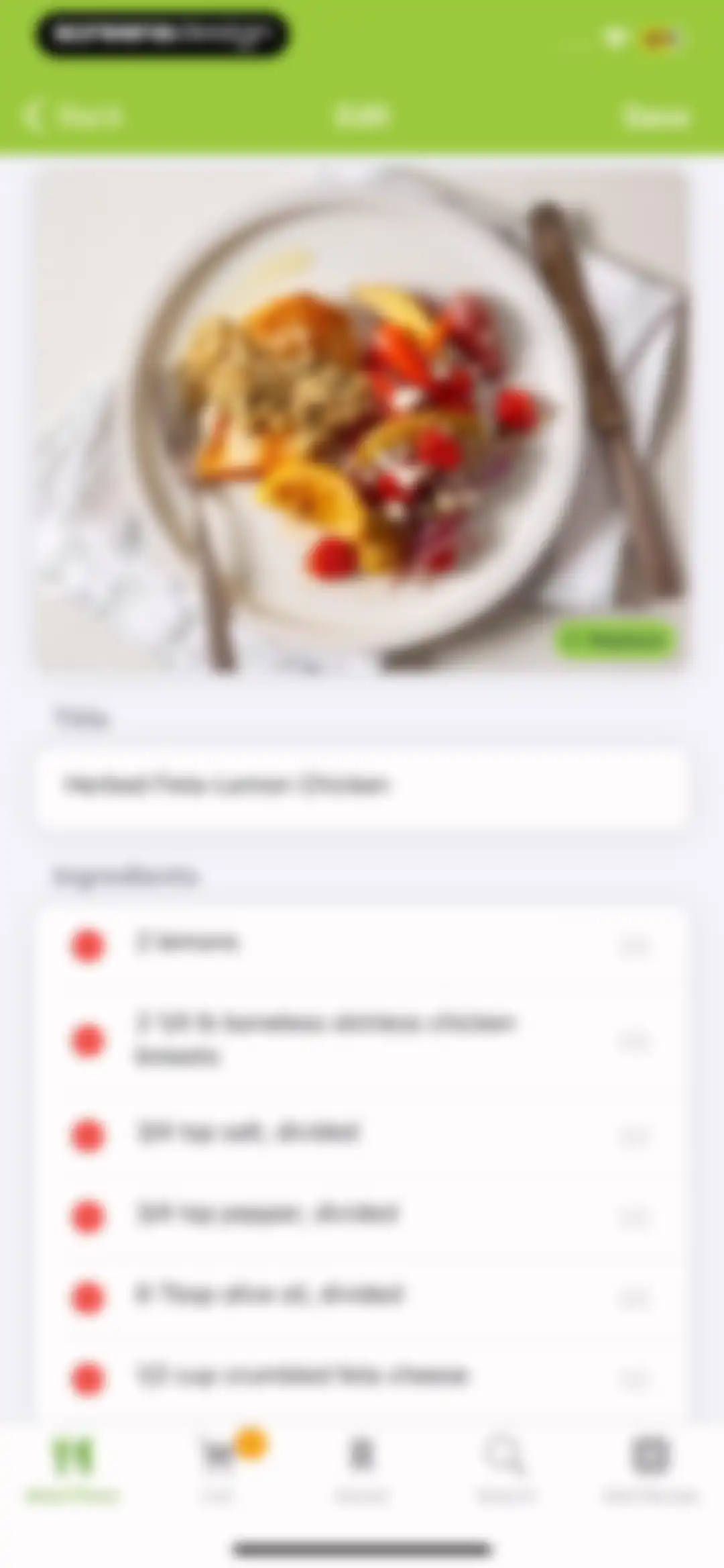 eMeals - Healthy Meal Plans screen 16