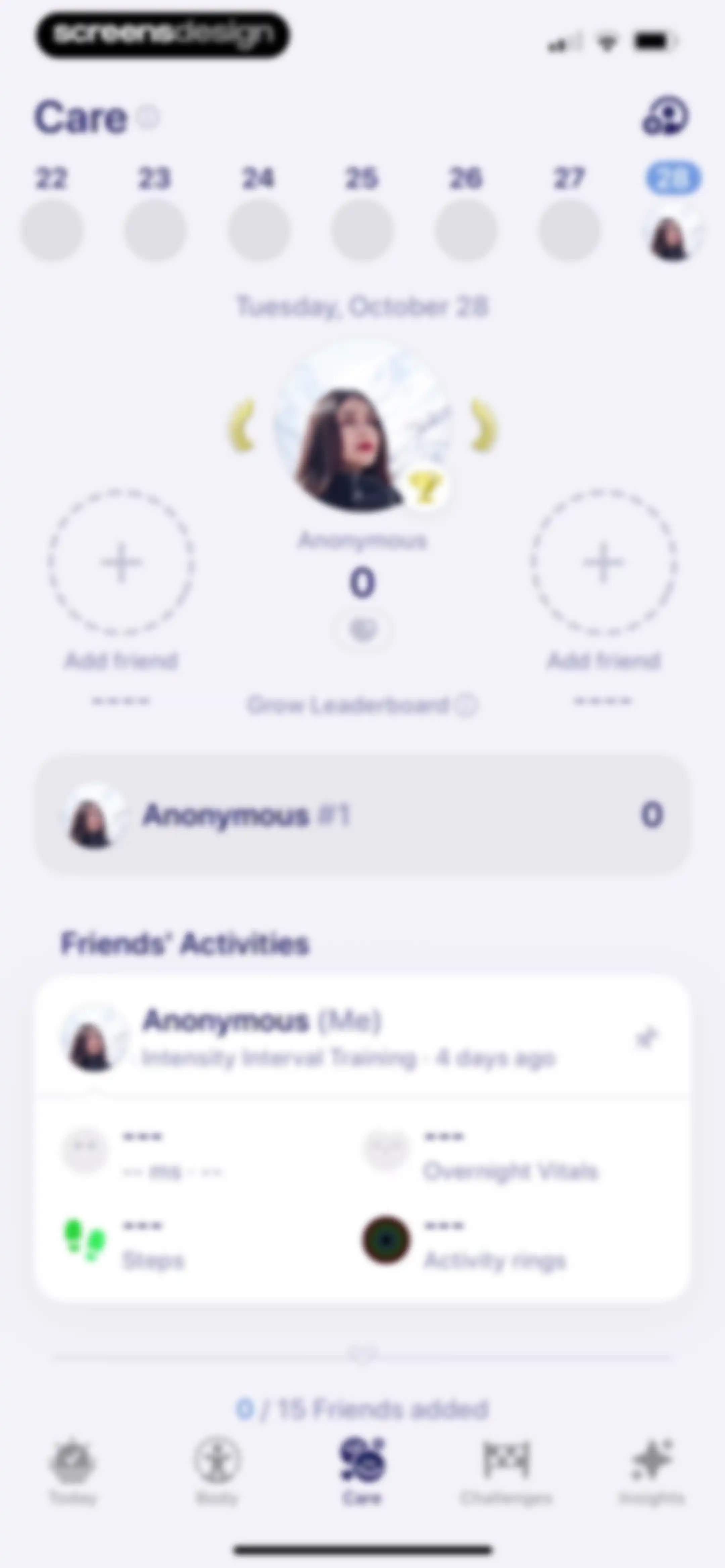 Grow: Health & Fitness screen 104