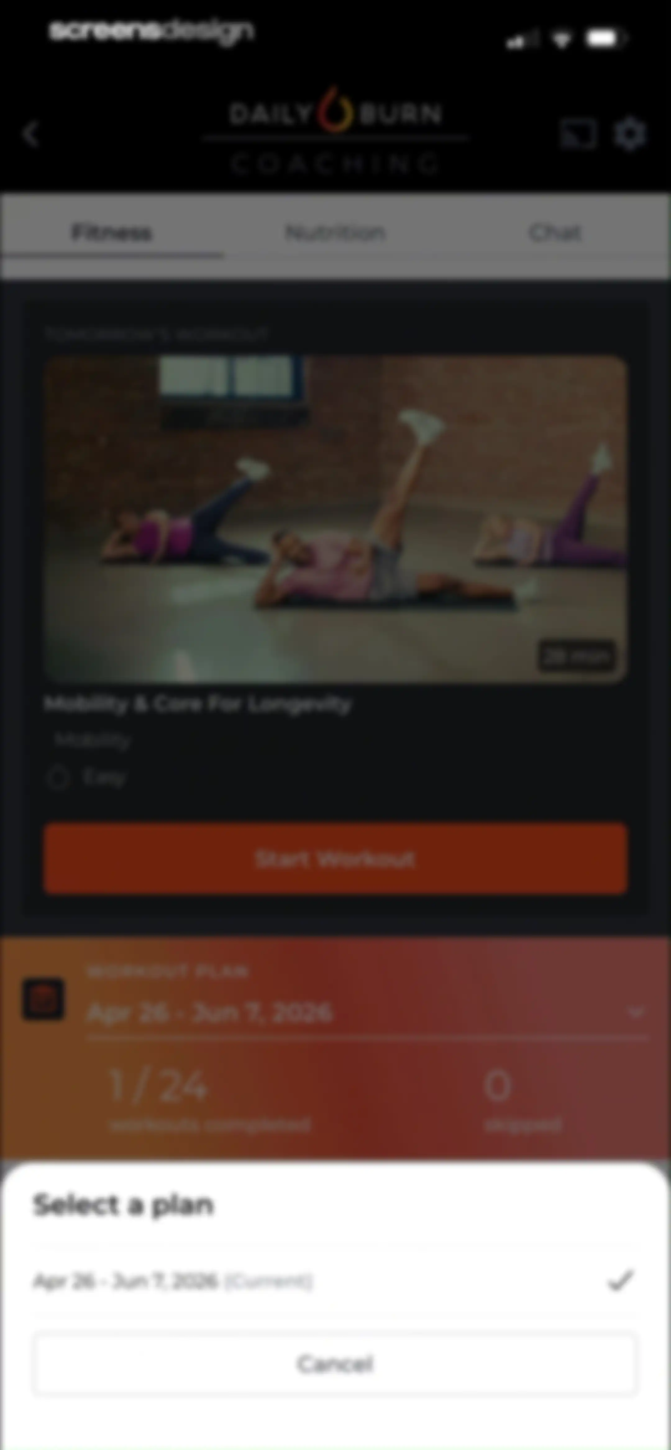 Daily Burn: Home Workouts screen 52