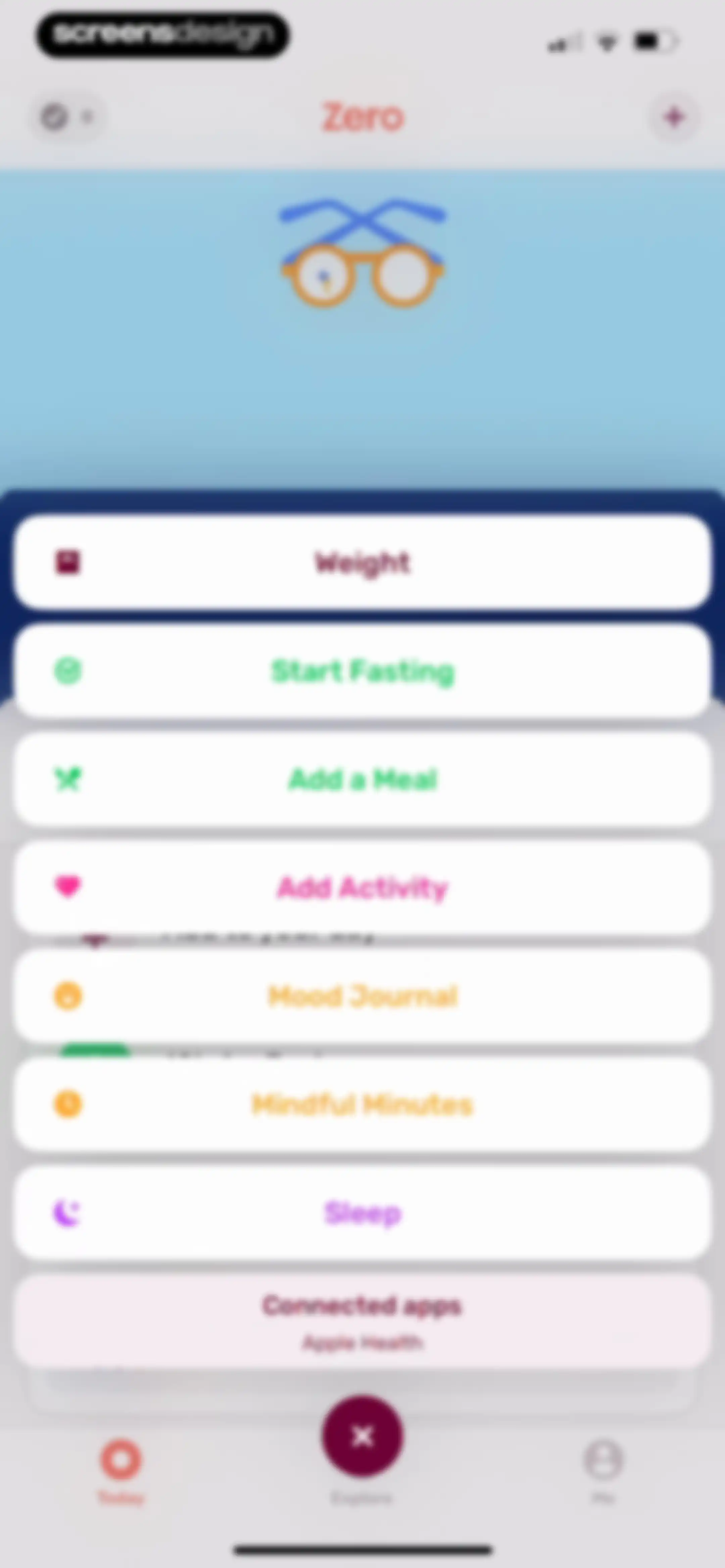 Zero: Fasting & Food Tracker screen 57