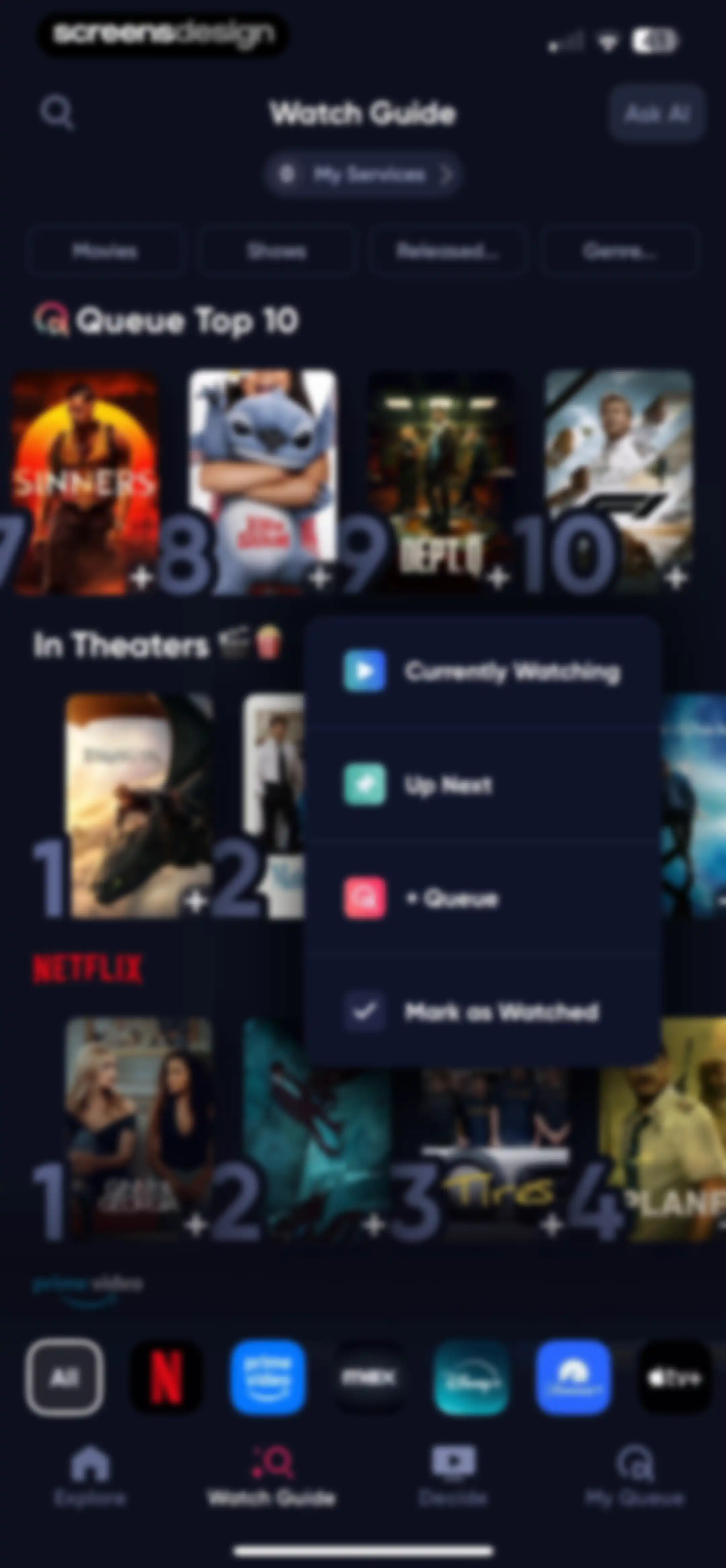 Queue - Find Movies & Shows screen 78