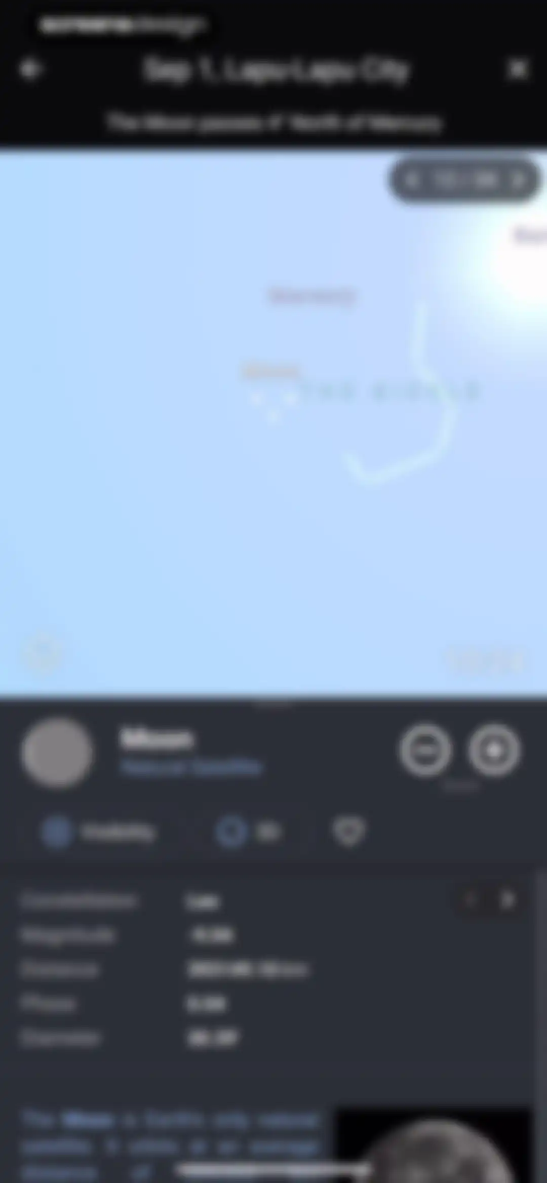 Stellarium Mobile - Star Map screen 48