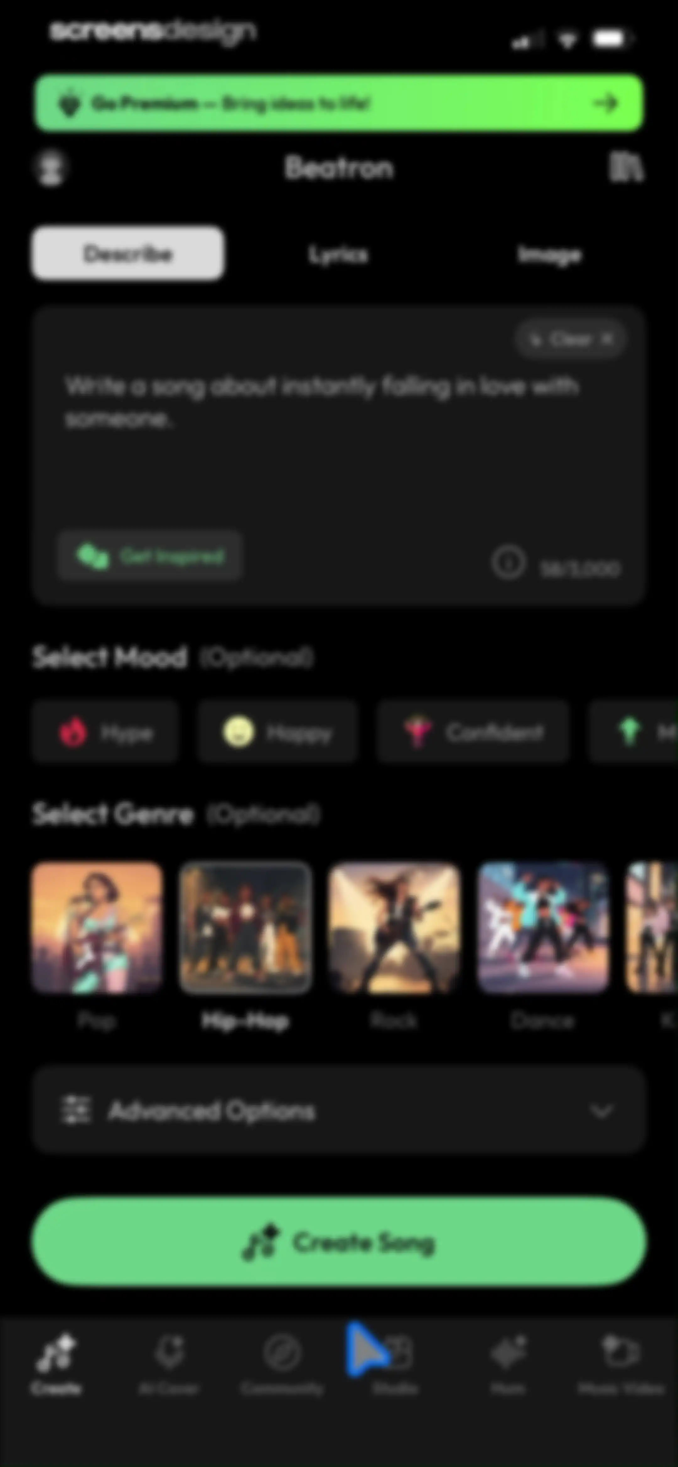 Beatron: AI Song Generator screen 15